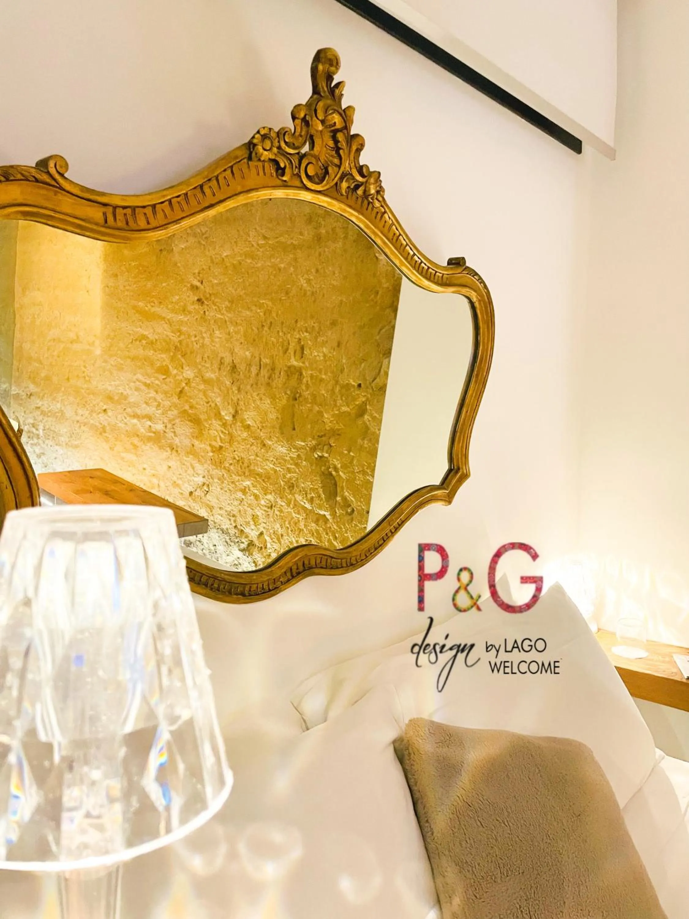 Decorative detail in P&G design by Lago Welcome Enna