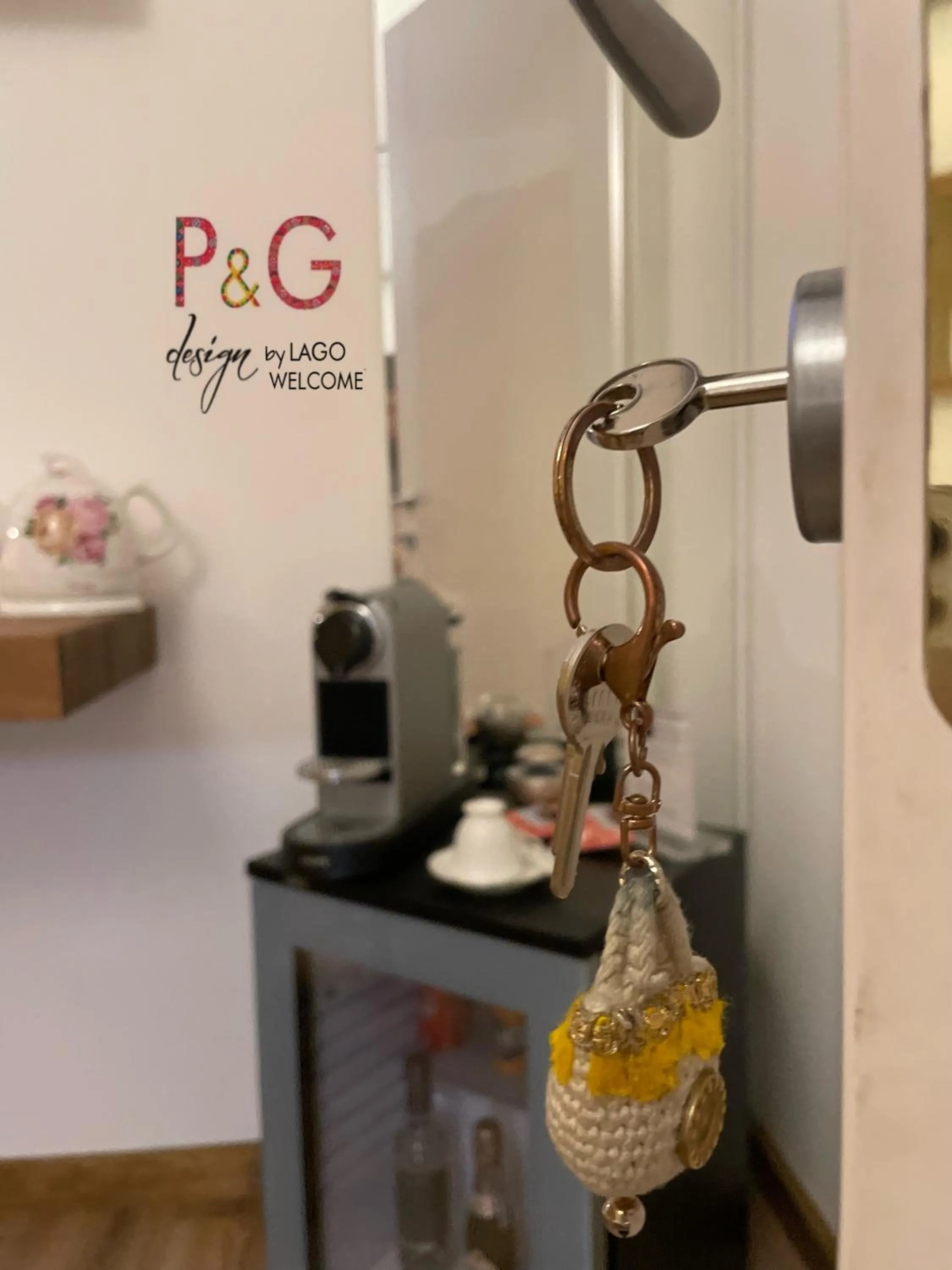 Decorative detail in P&G design by Lago Welcome Enna