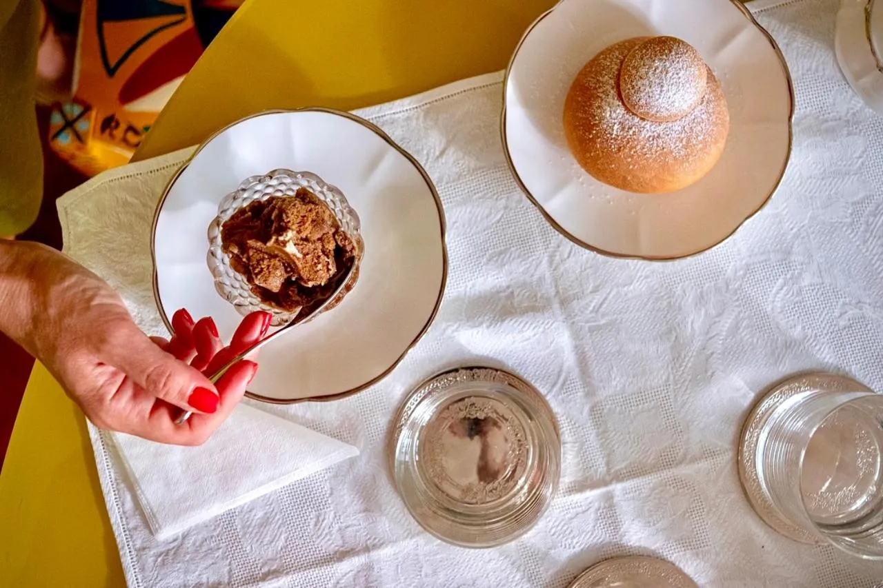 Food and drinks in P&G design by Lago Welcome Enna