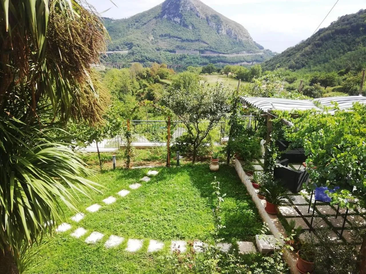 Garden in La Roccia Incantata Amalfi Coast