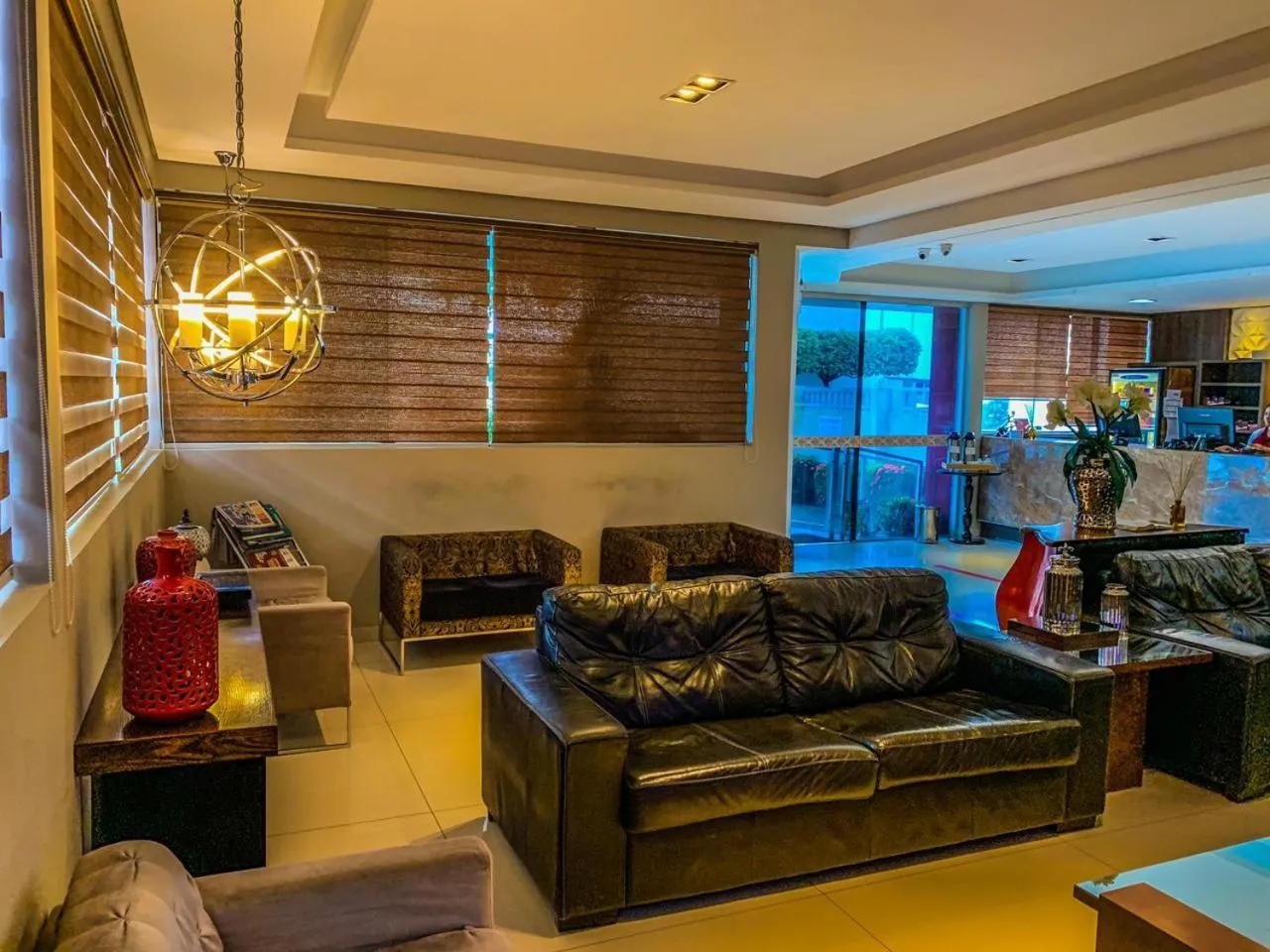 Lobby or reception in Rede Andrade Rondonópolis