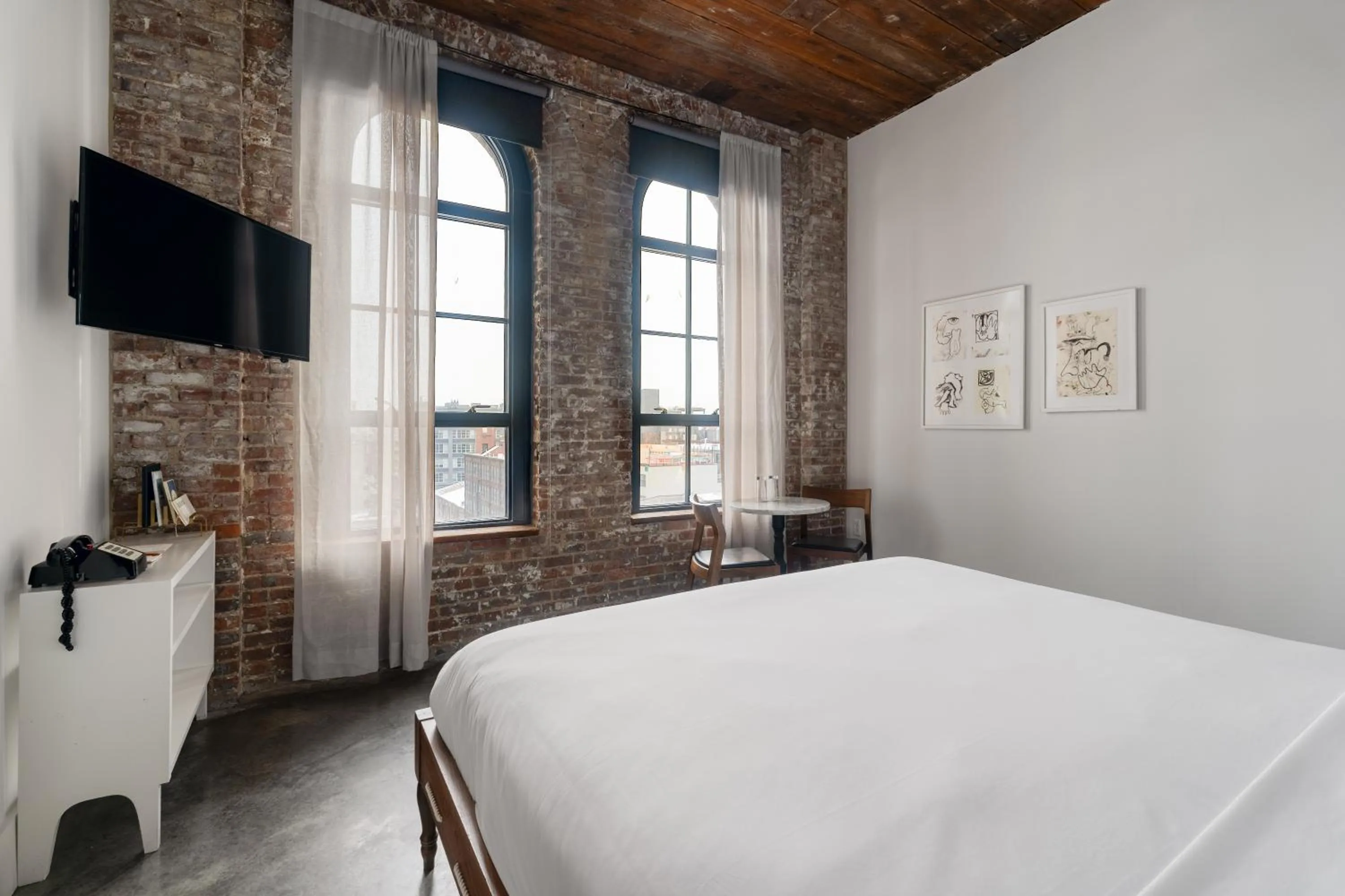 Bed in Wythe Hotel