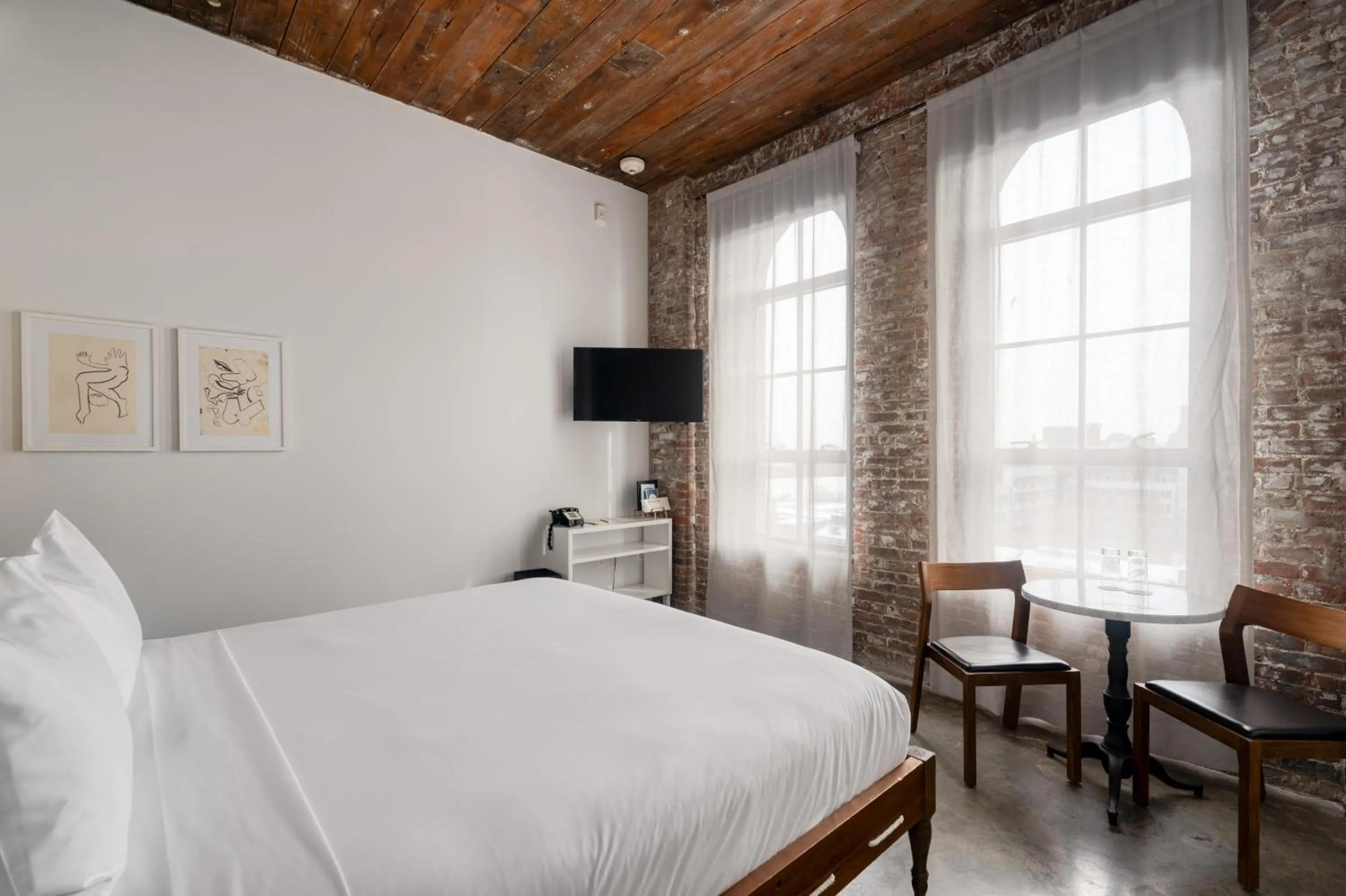 Bed in Wythe Hotel