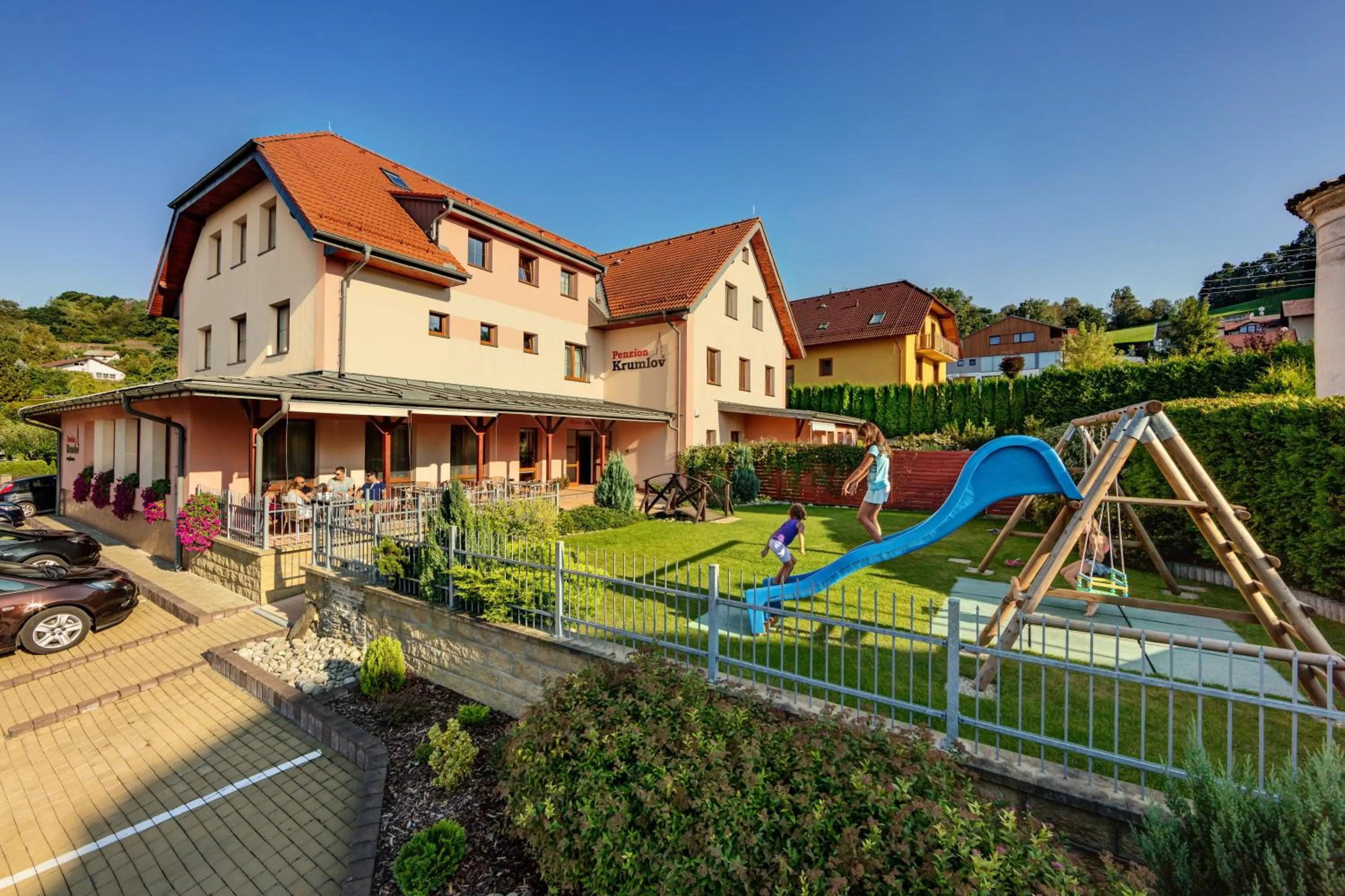Children play ground in Penzion Krumlov - Massage studio