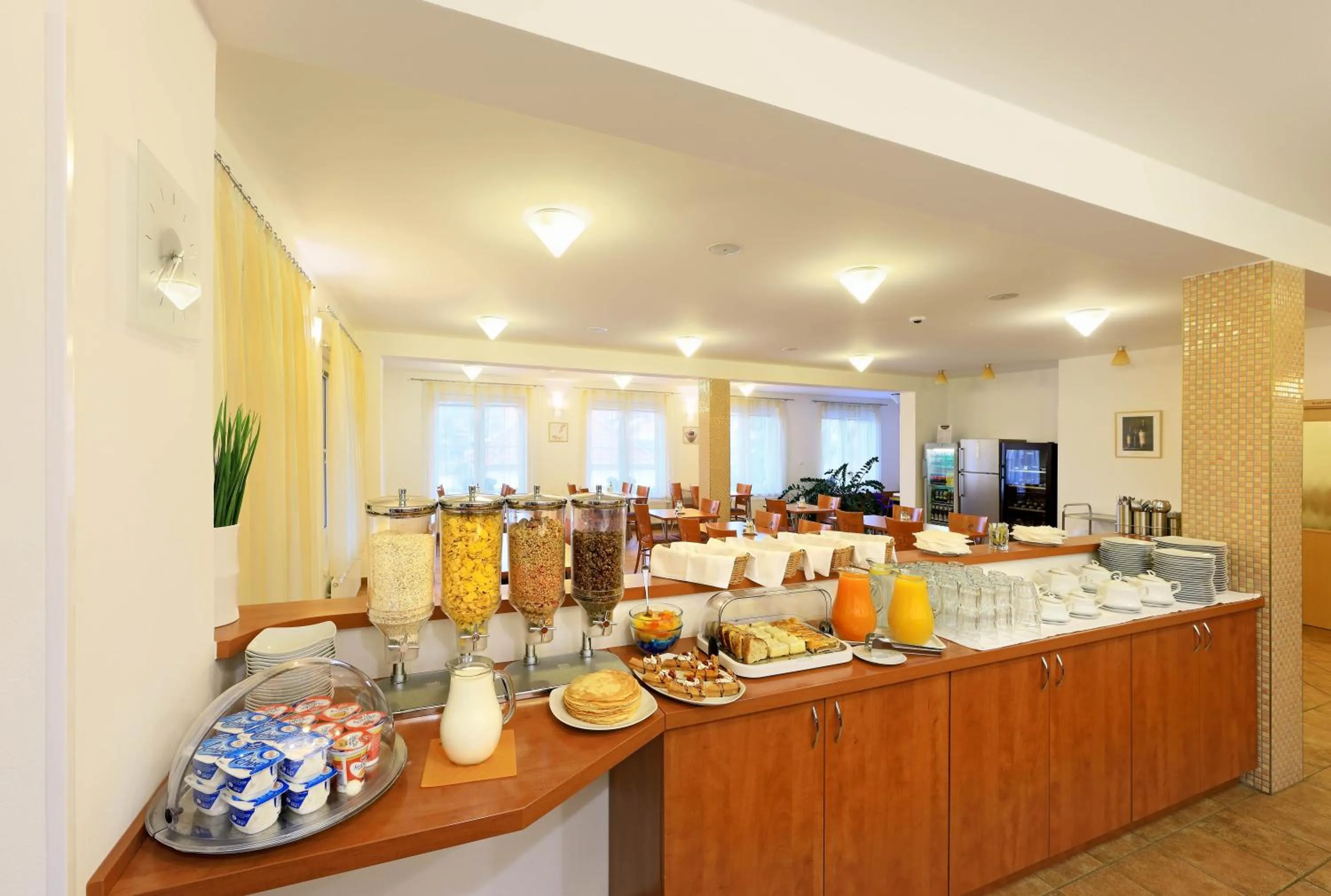 Buffet breakfast in Penzion Krumlov - Massage studio
