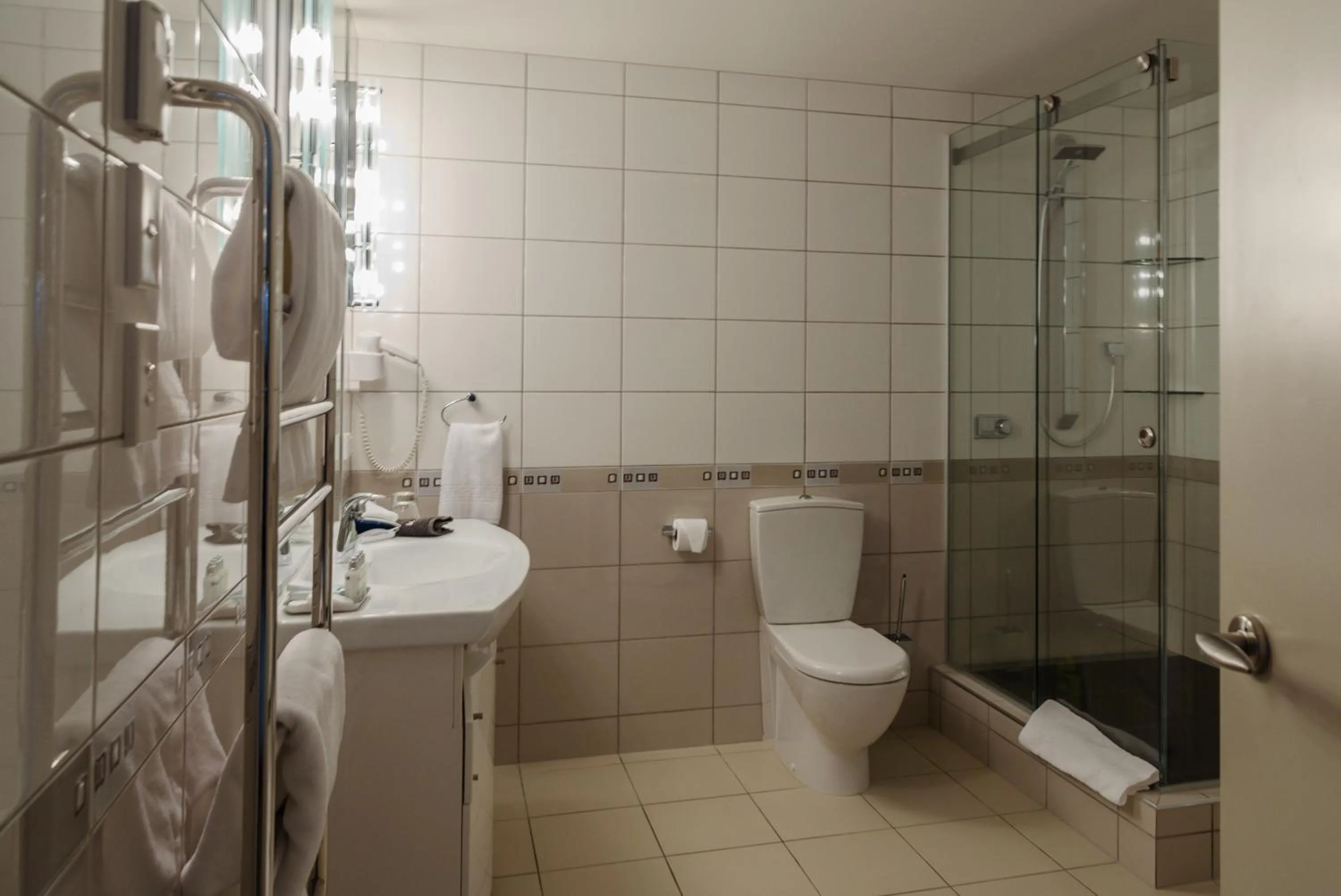 Shower in Top Of The Town Bed & Breakfast