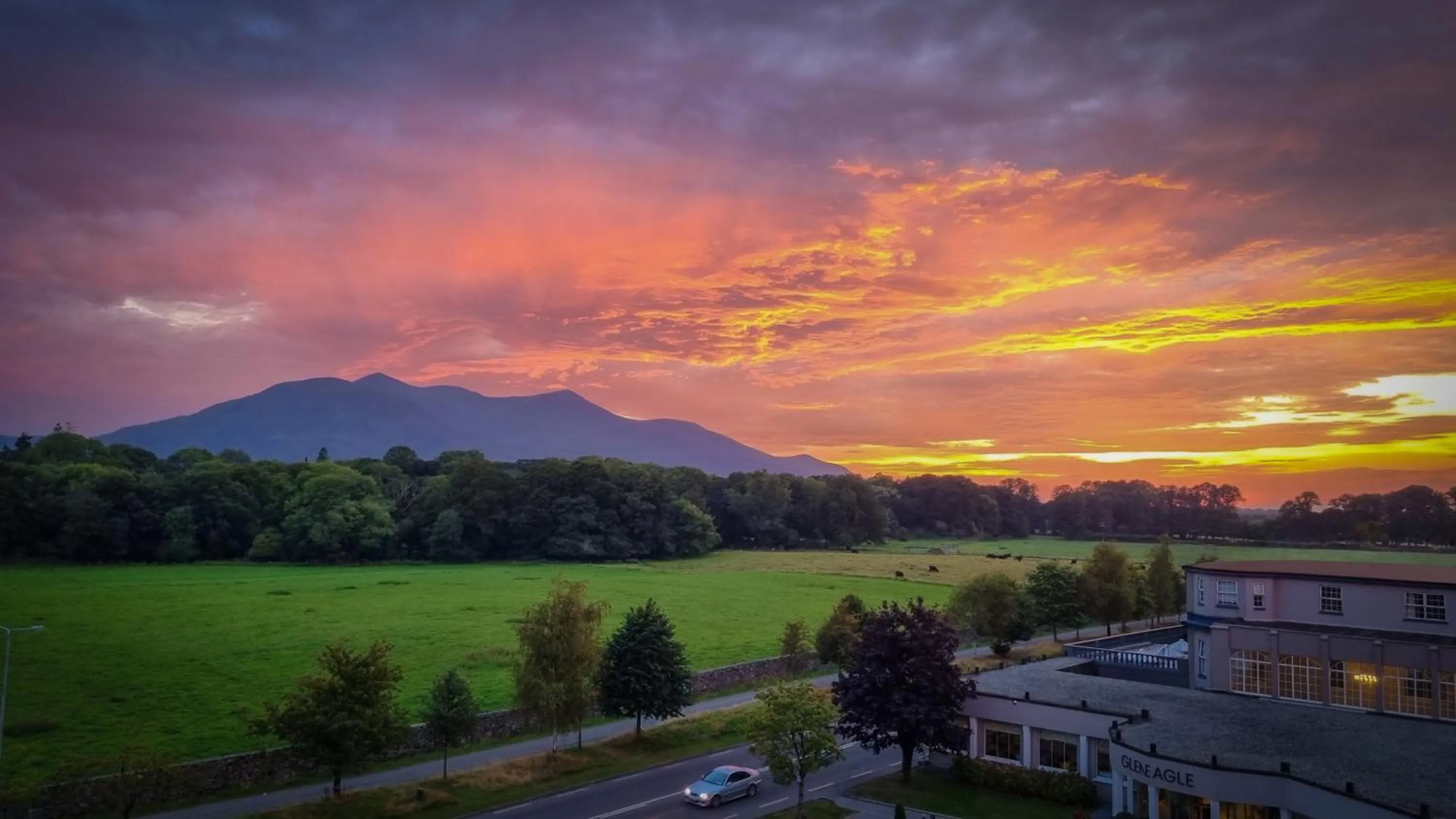 Natural landscape in Gleneagle Killarney
