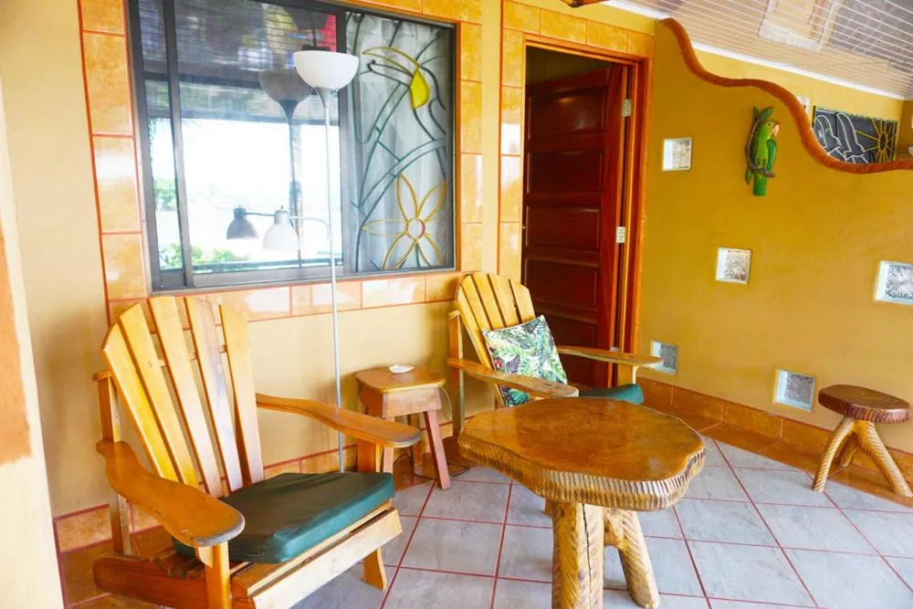 Seating area in Cabinas Jimenez