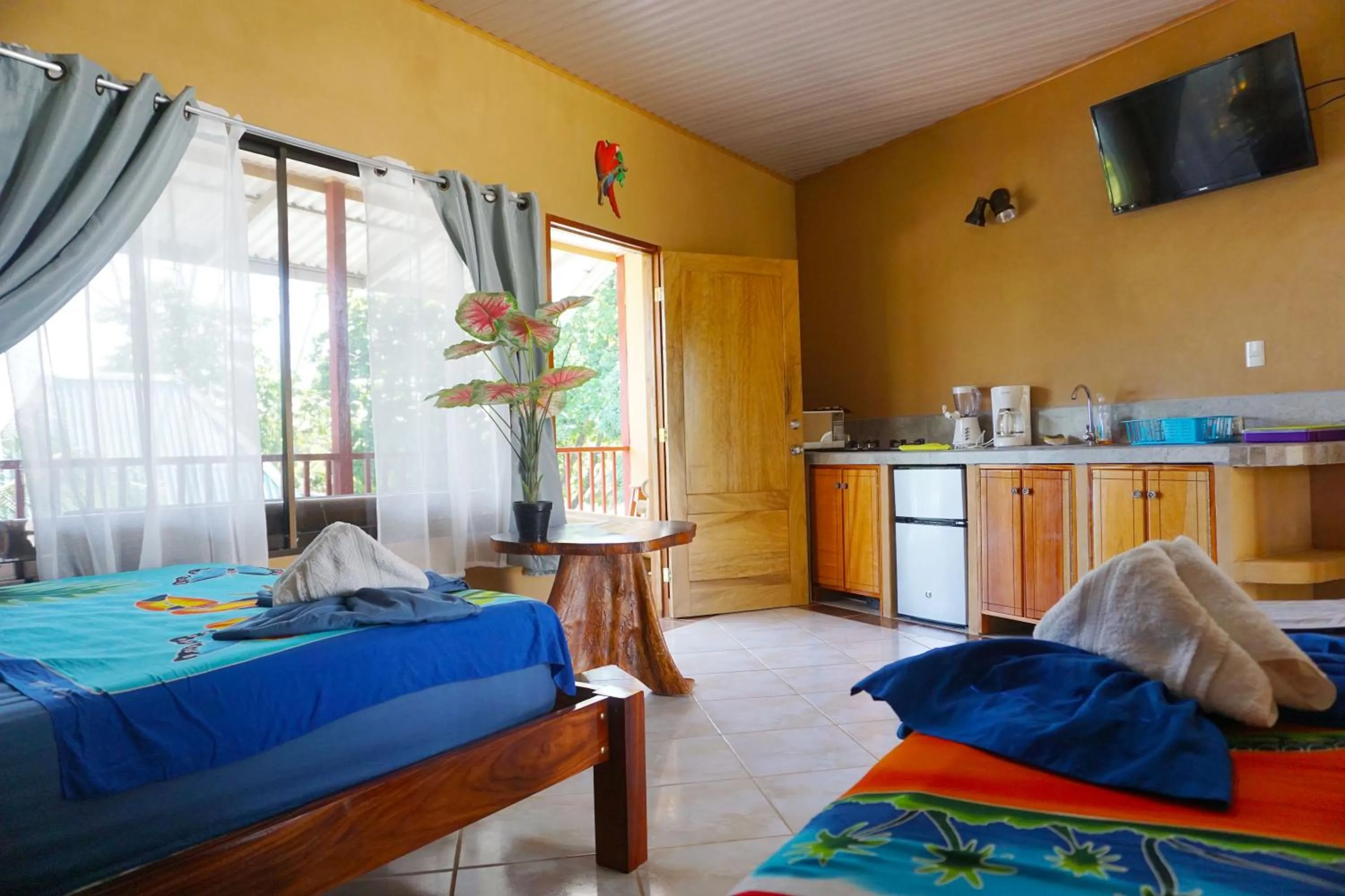 Bed in Cabinas Jimenez