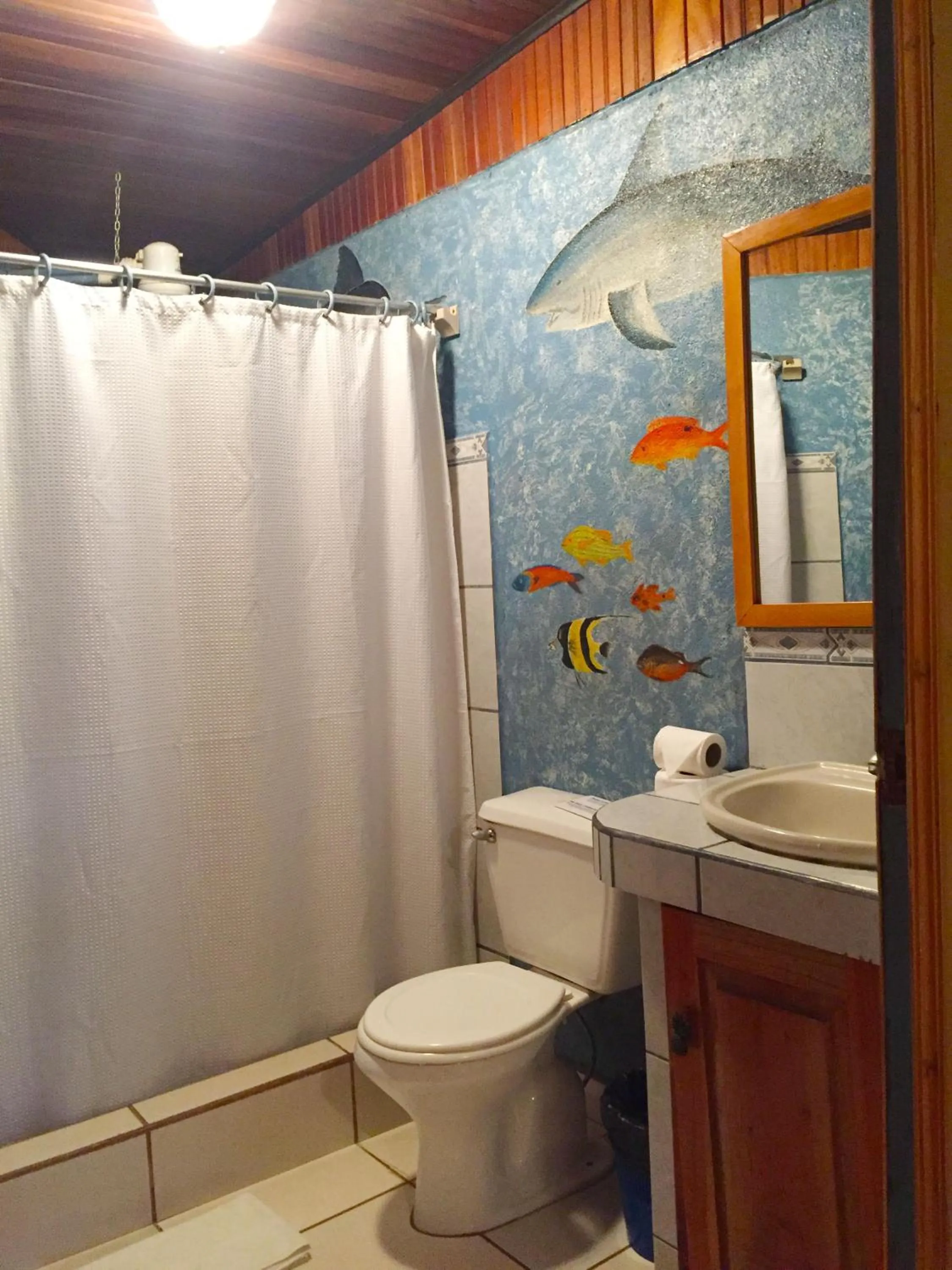 Shower in Cabinas Jimenez