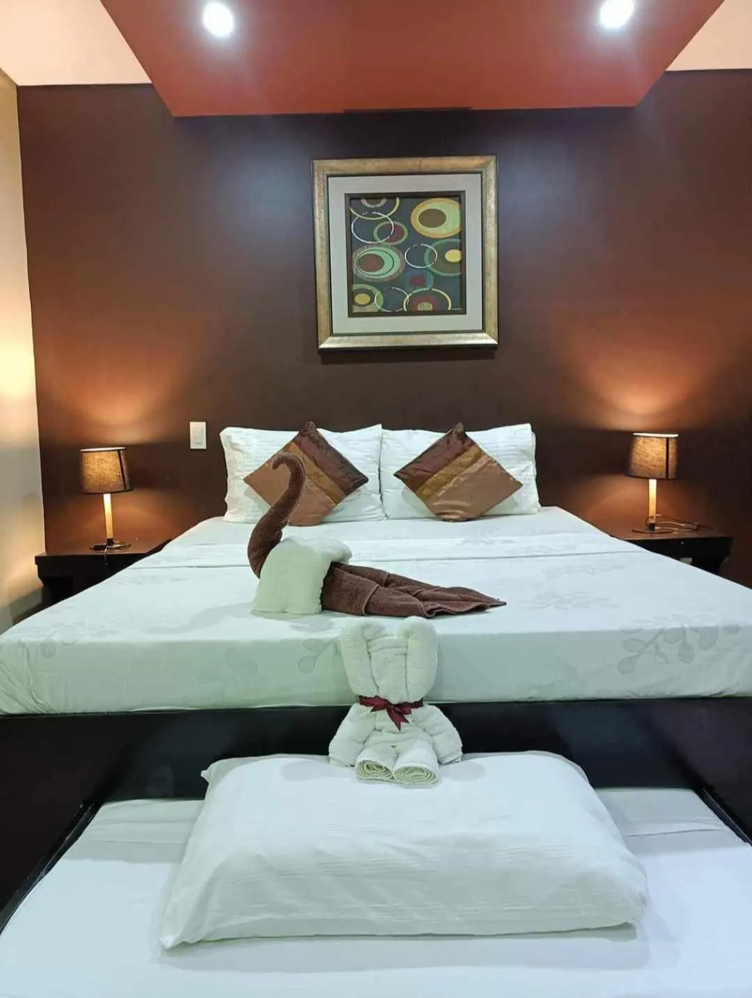 Bed in Casita Isla Beach Inn