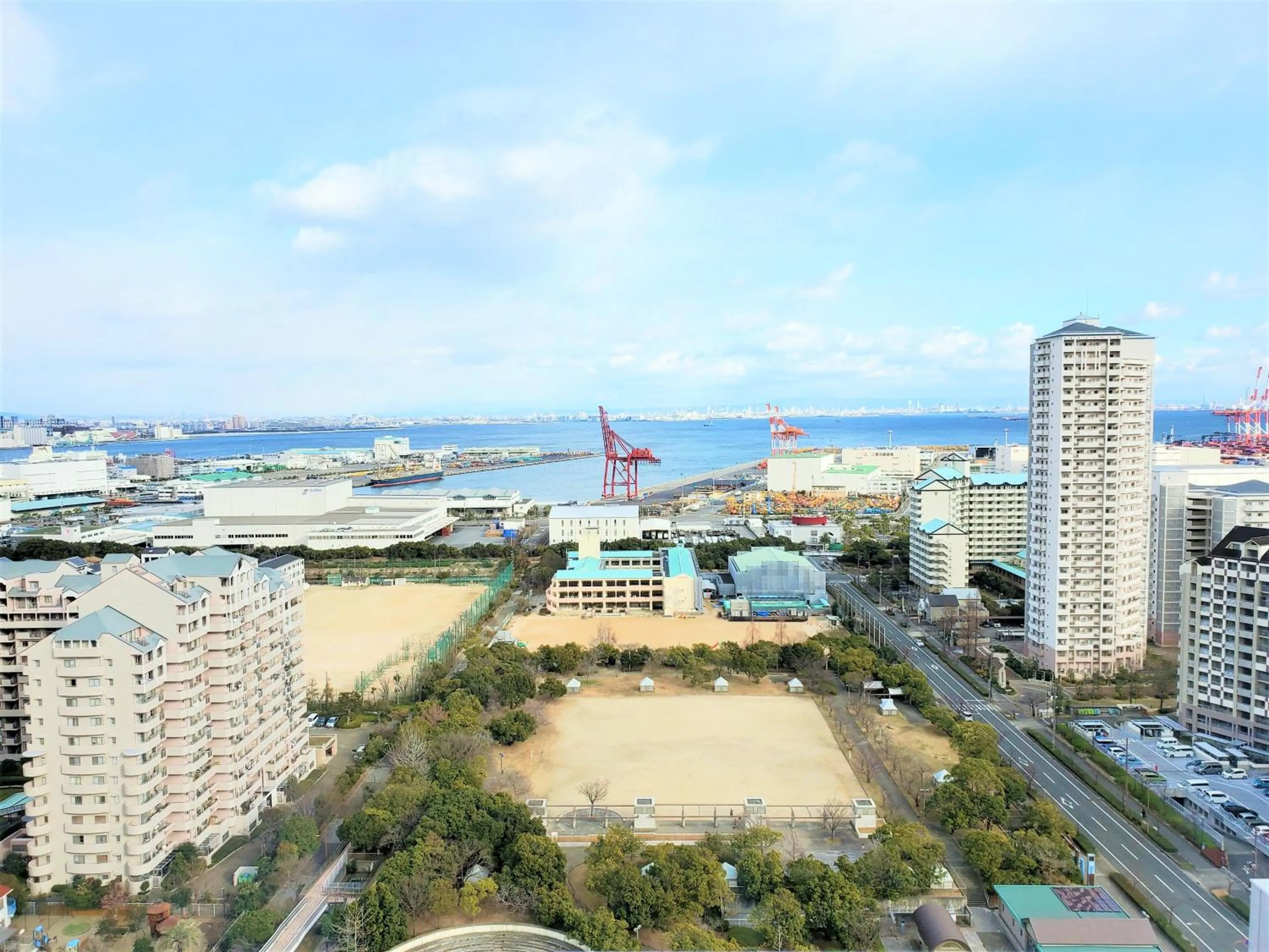 City view in Hotel Plaza Kobe