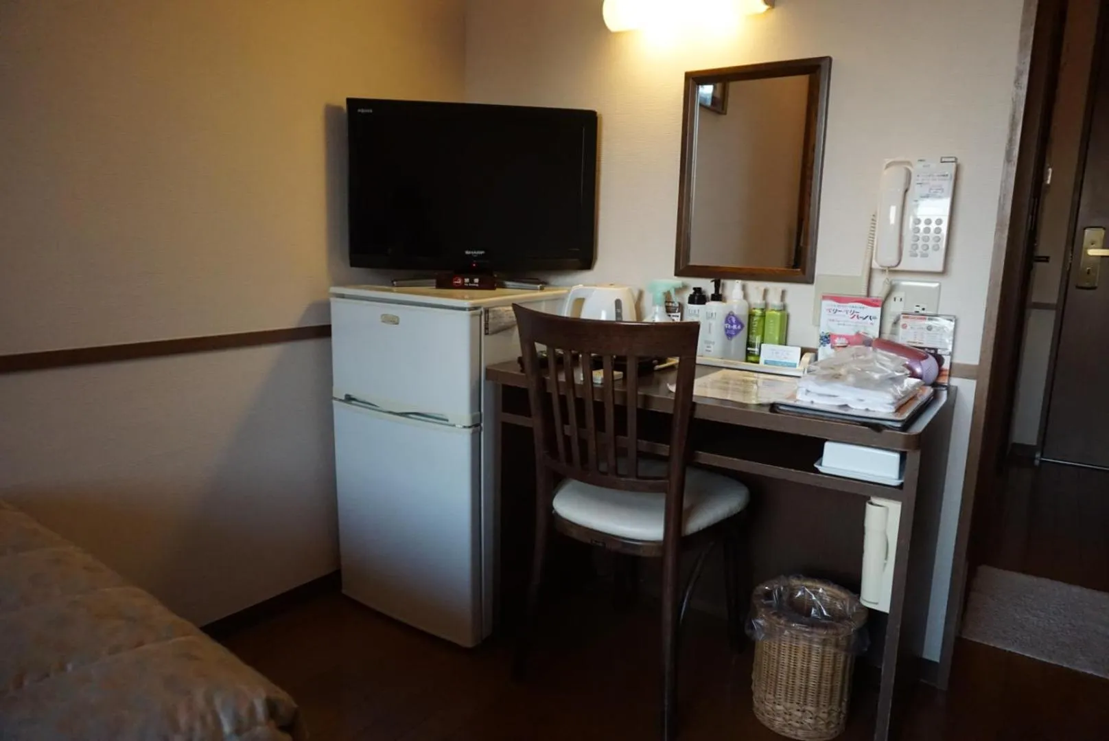 Bed in Yokohama Minatomirai Manyo Club