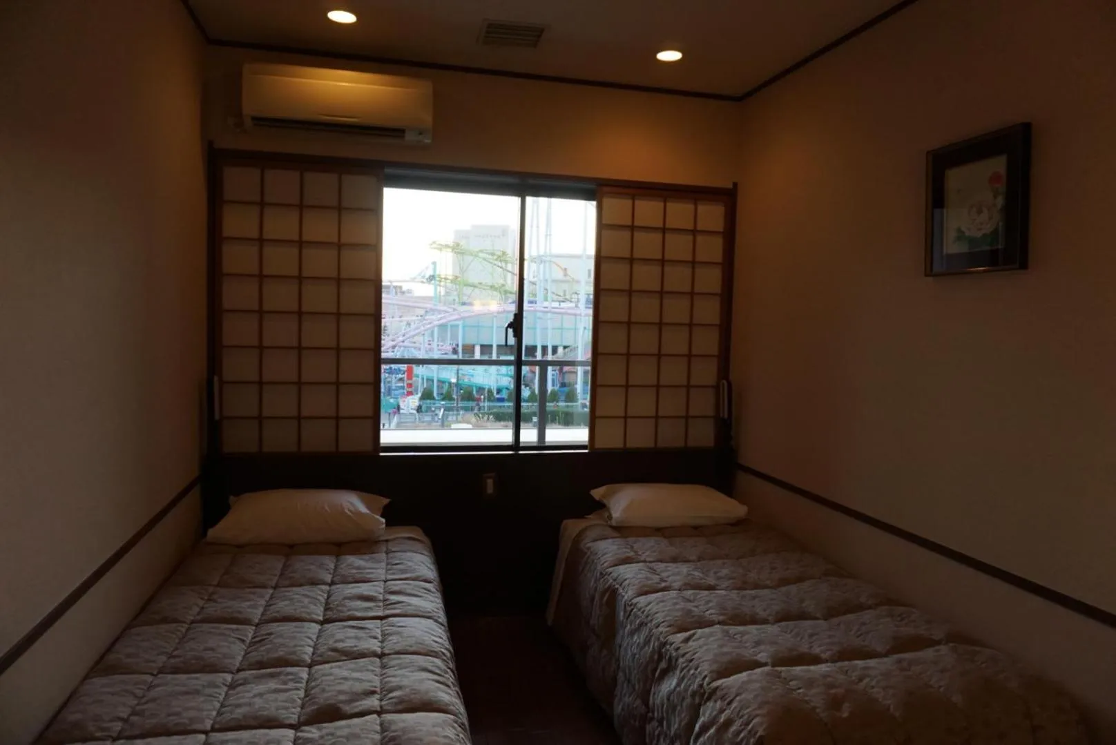 Bed in Yokohama Minatomirai Manyo Club