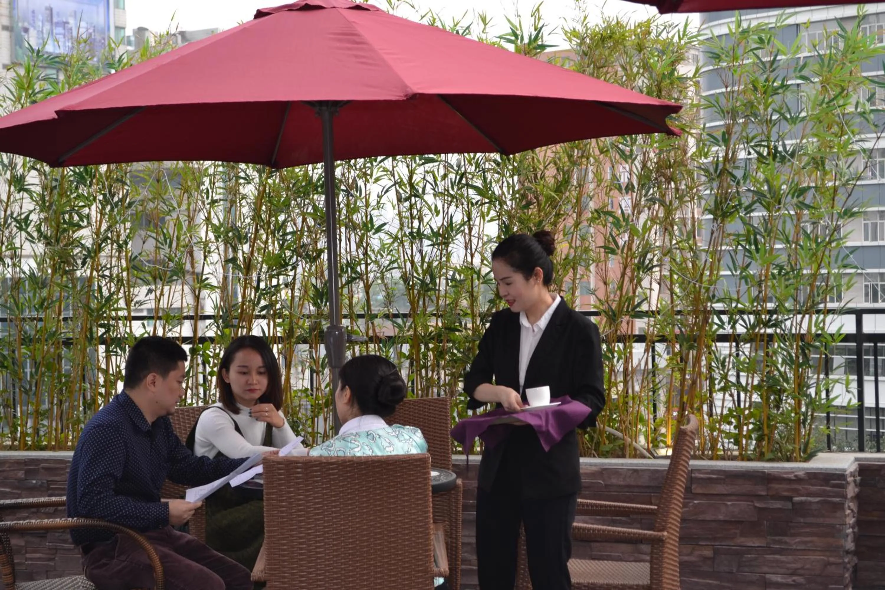 Garden in 南国会1站酒店 广交会免费穿梭巴士