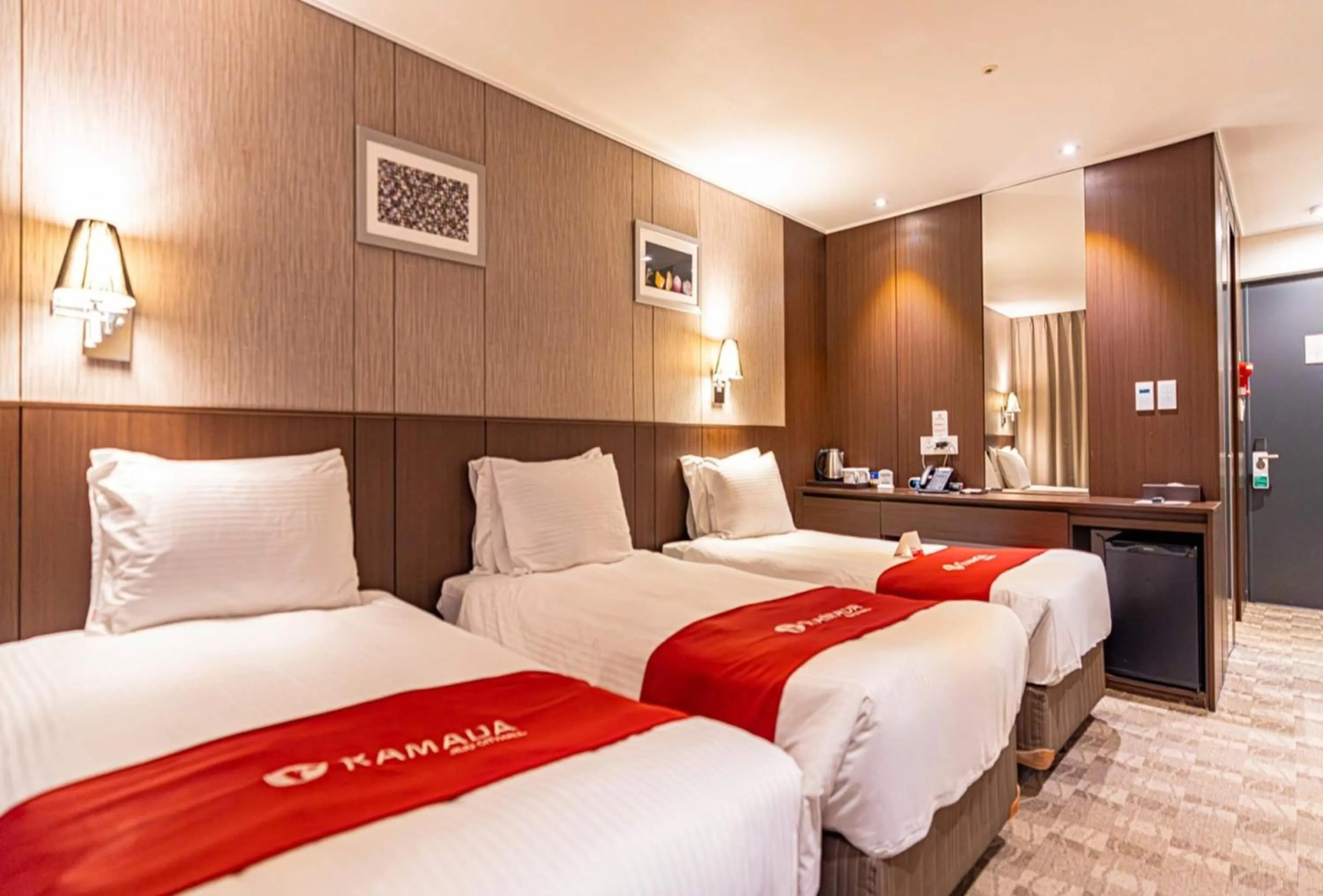 Photo of the whole room, Bed in Ramada by Wyndham Jeju City Hall