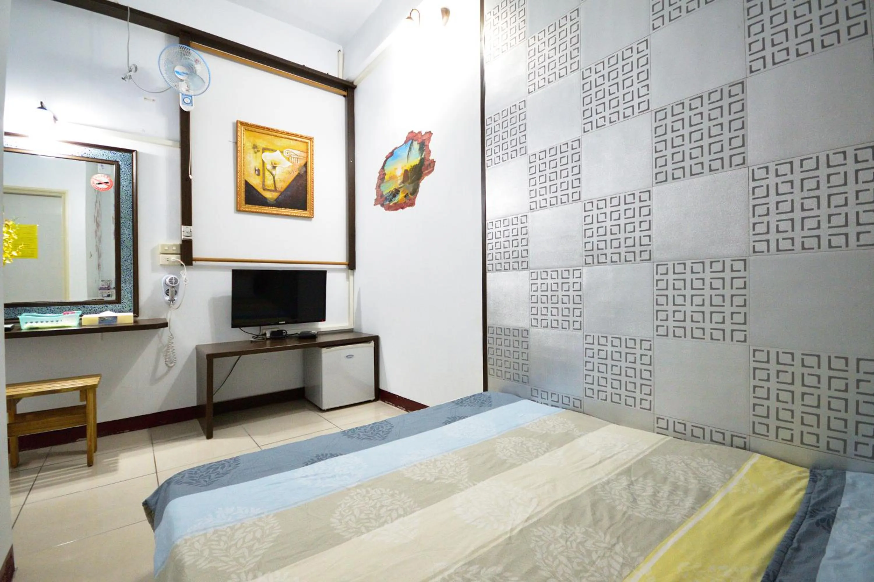 Bed in Luyi Ludao B&B