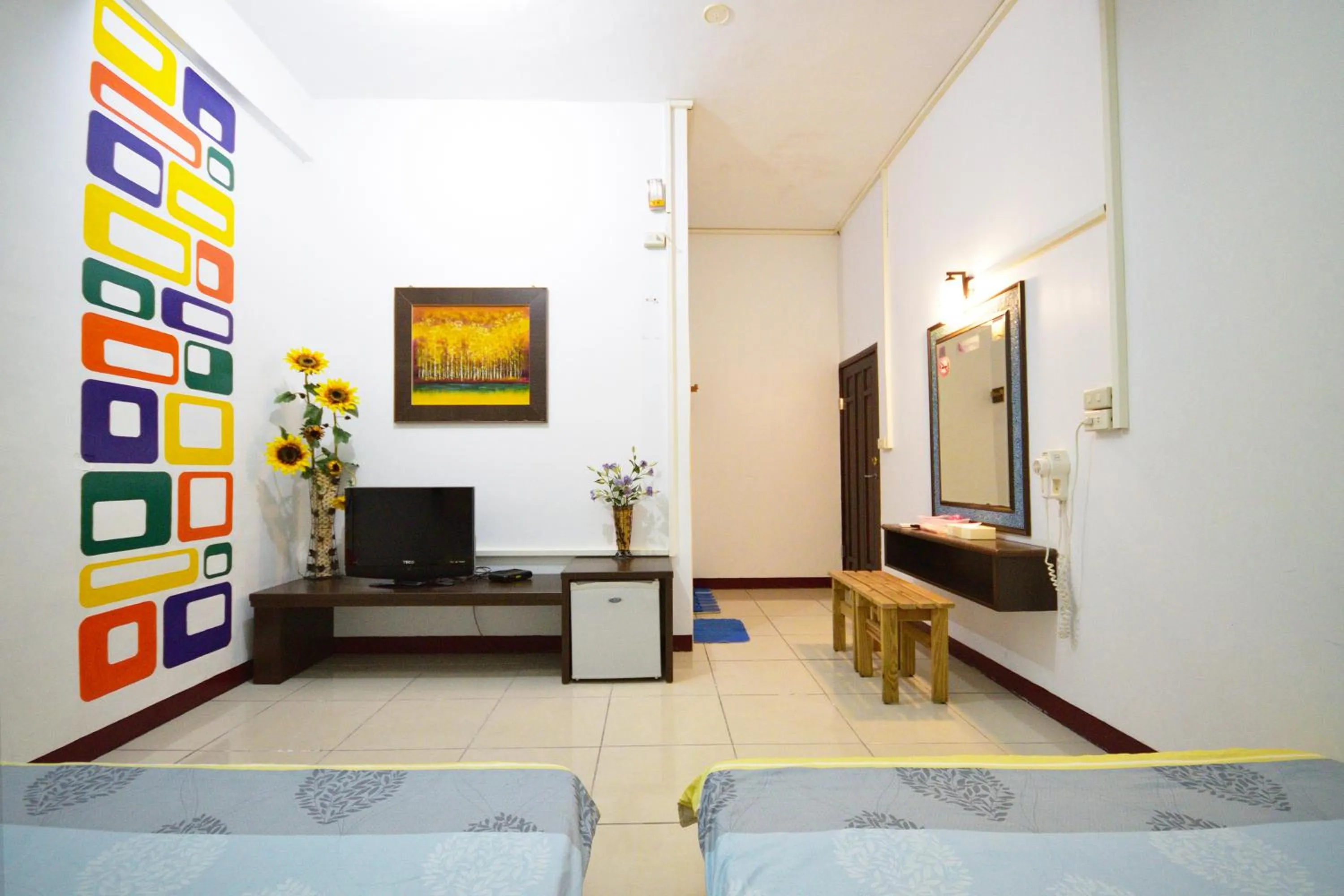 Bed in Luyi Ludao B&B