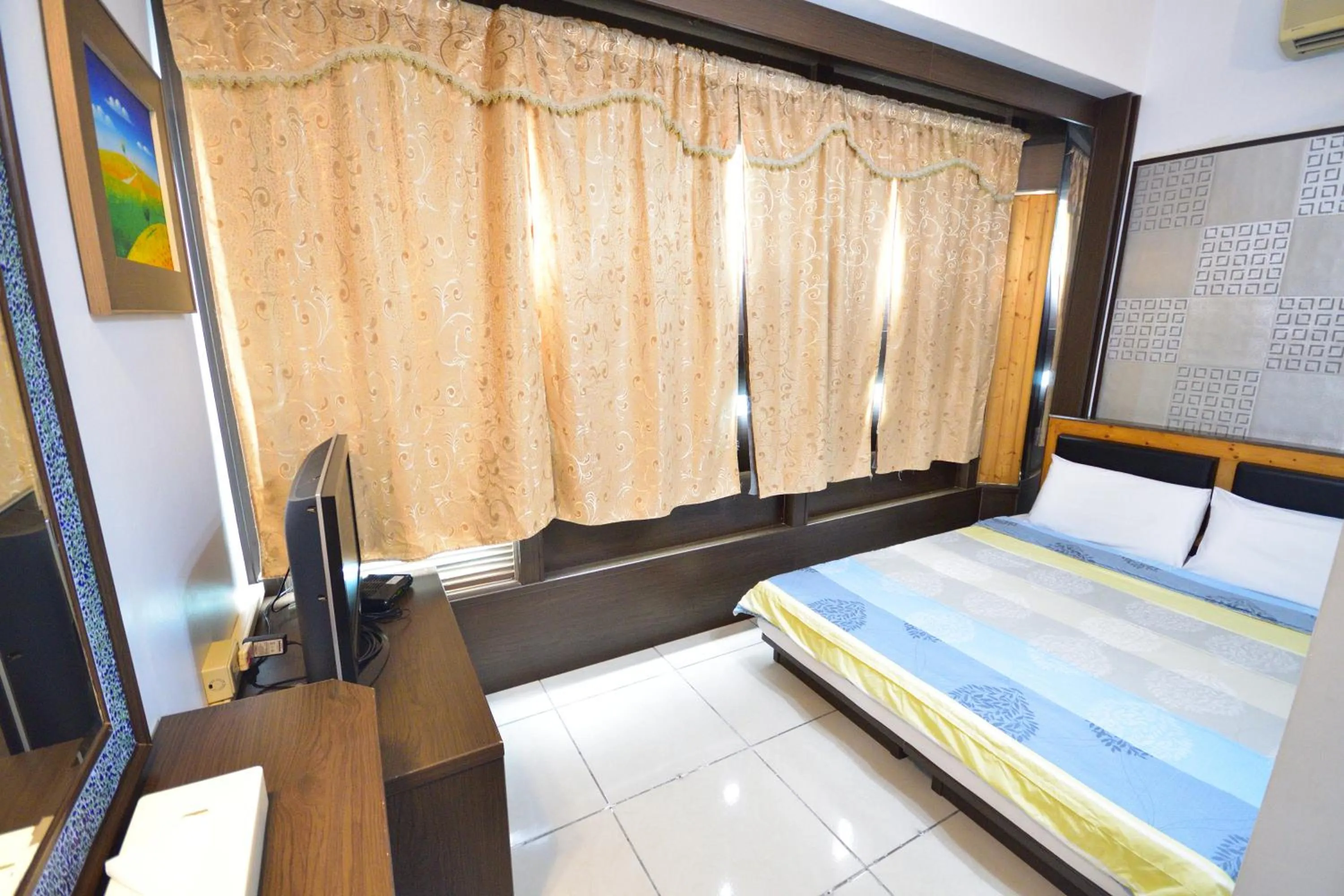 Bed in Luyi Ludao B&B