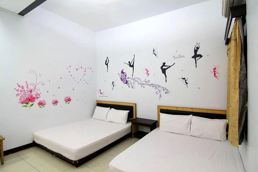 Bed in Luyi Ludao B&B