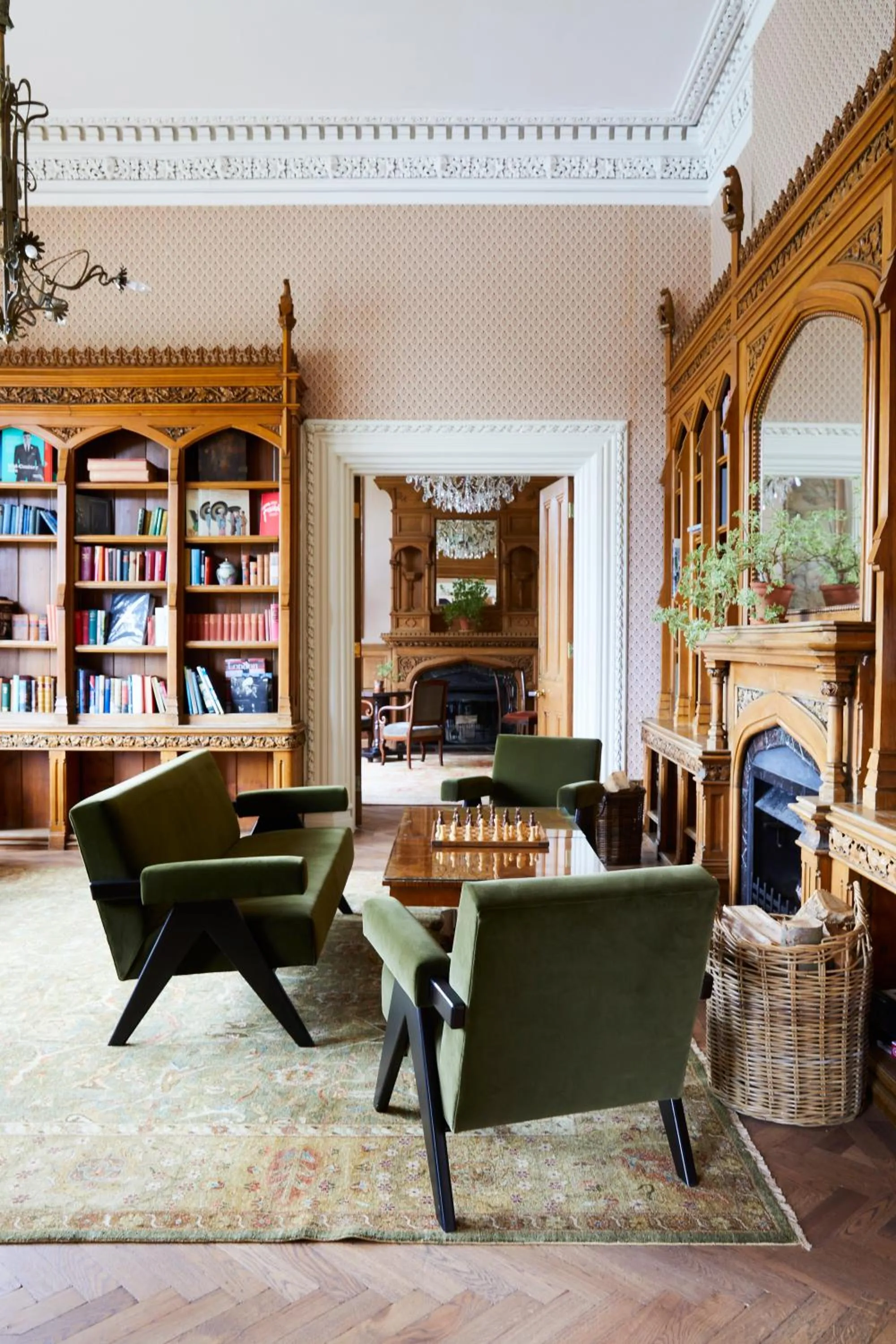 Library in Oakley Court