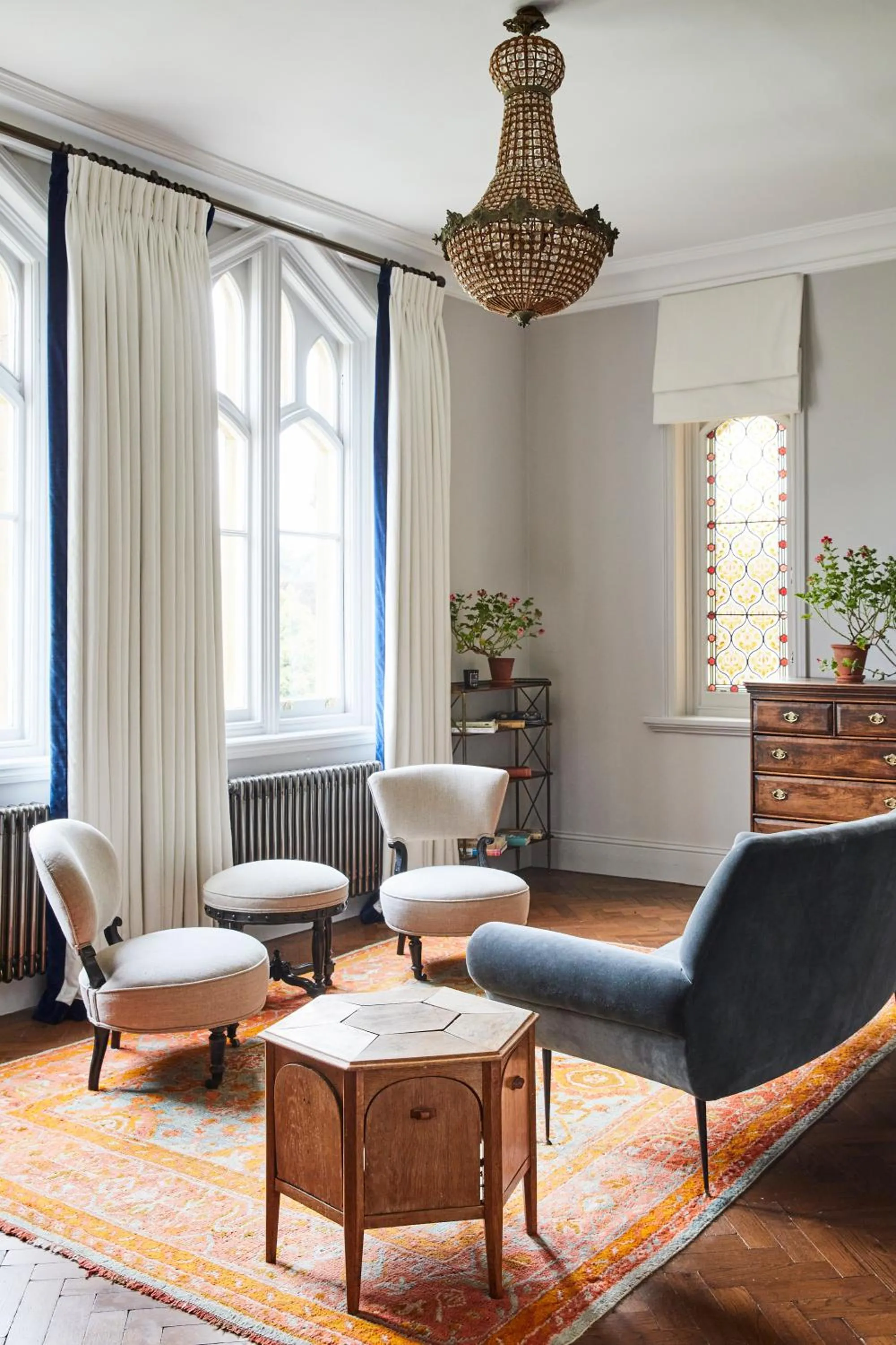 Seating area in Oakley Court