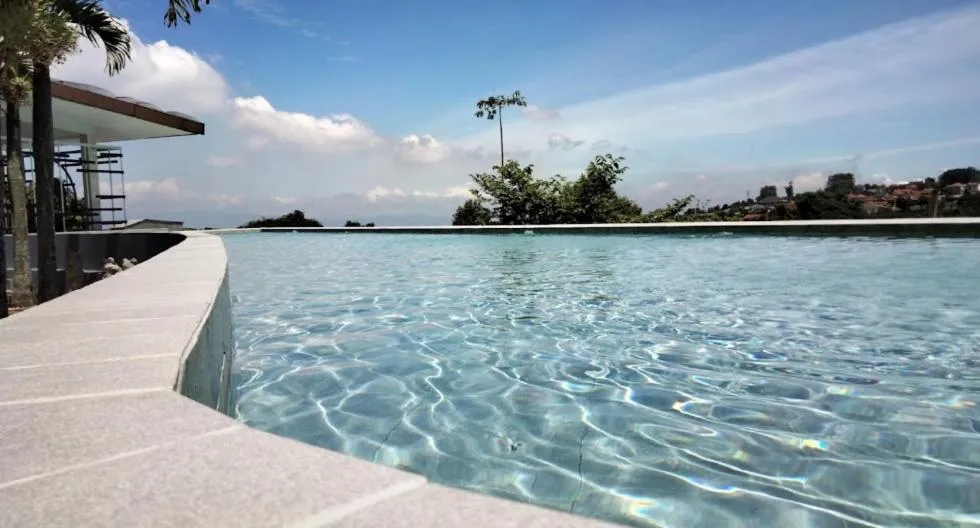Swimming pool in Moscato Hotel