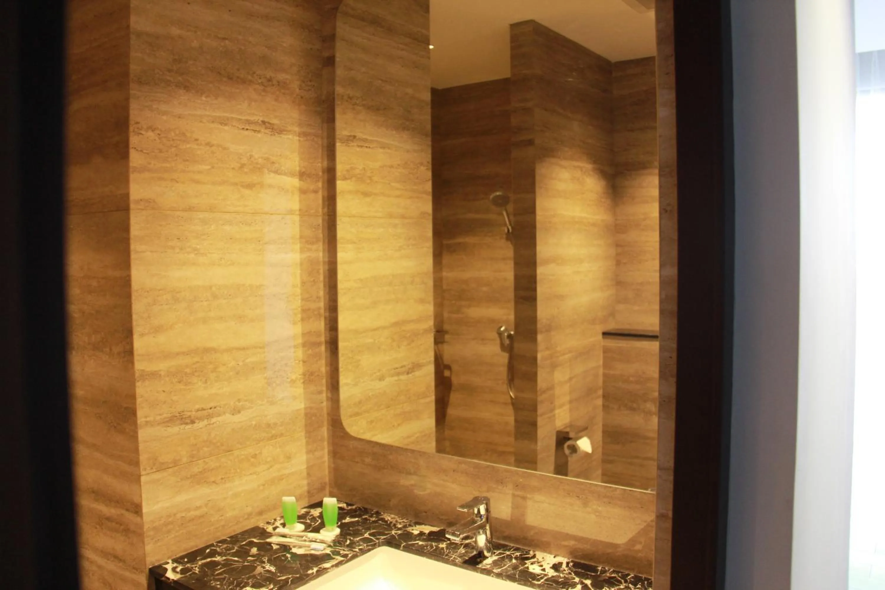 Bathroom in Moscato Hotel