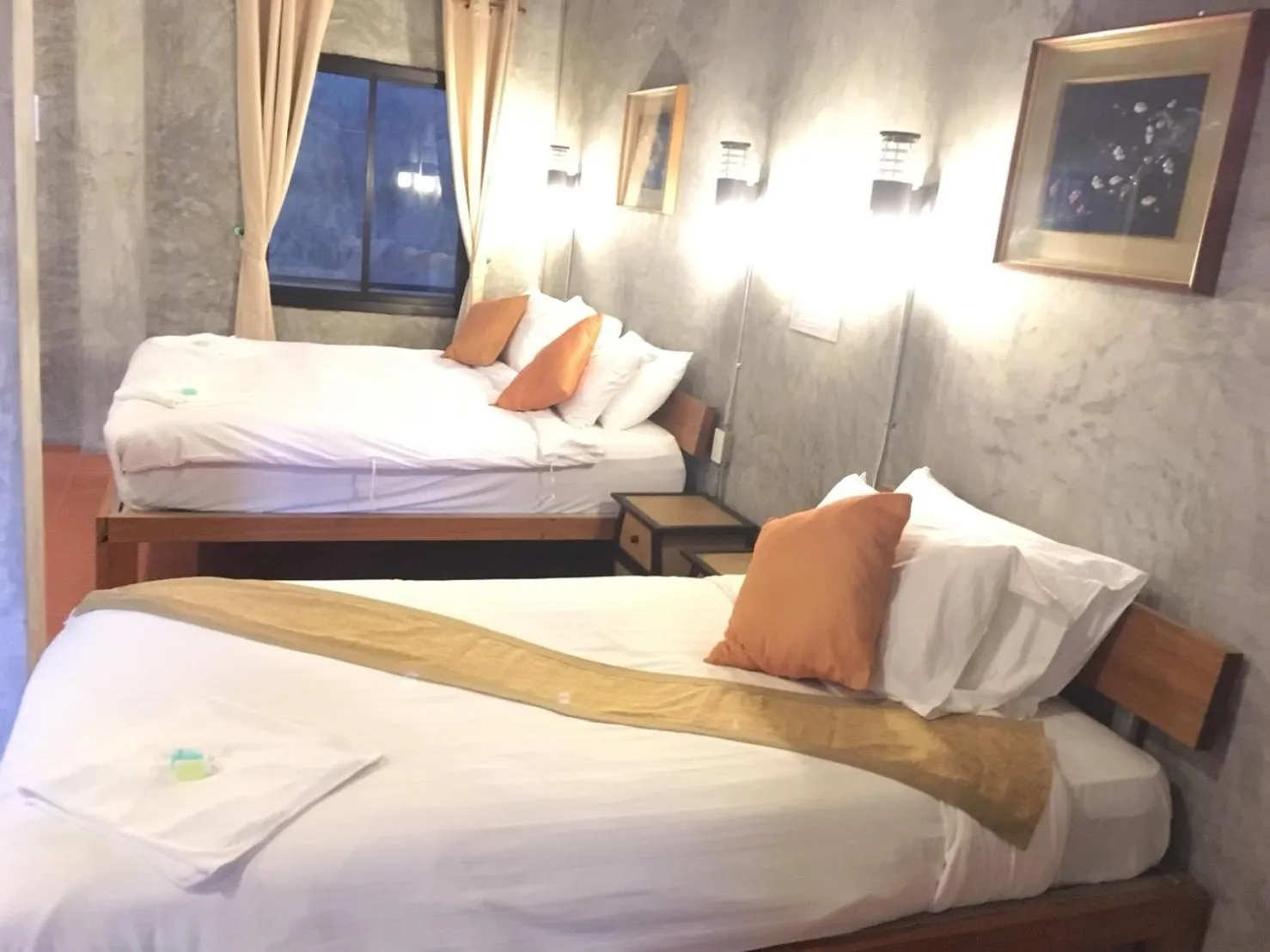 Bedroom, Bed in White Jail at Koh Tao Hostel