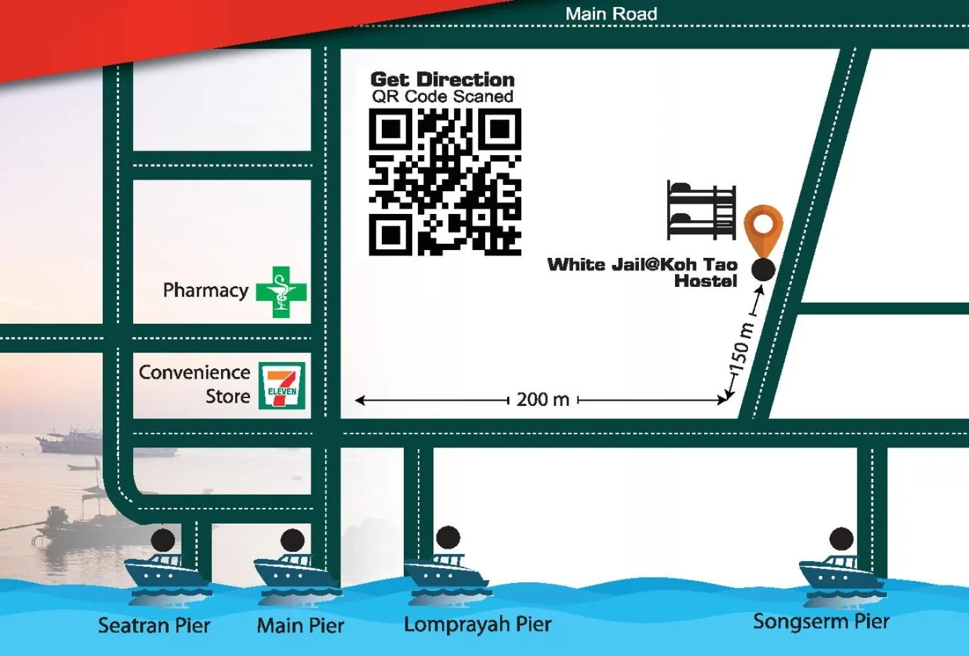 White Jail at Koh Tao Hostel
