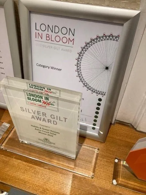 Certificate/Award in Astor Court Hotel