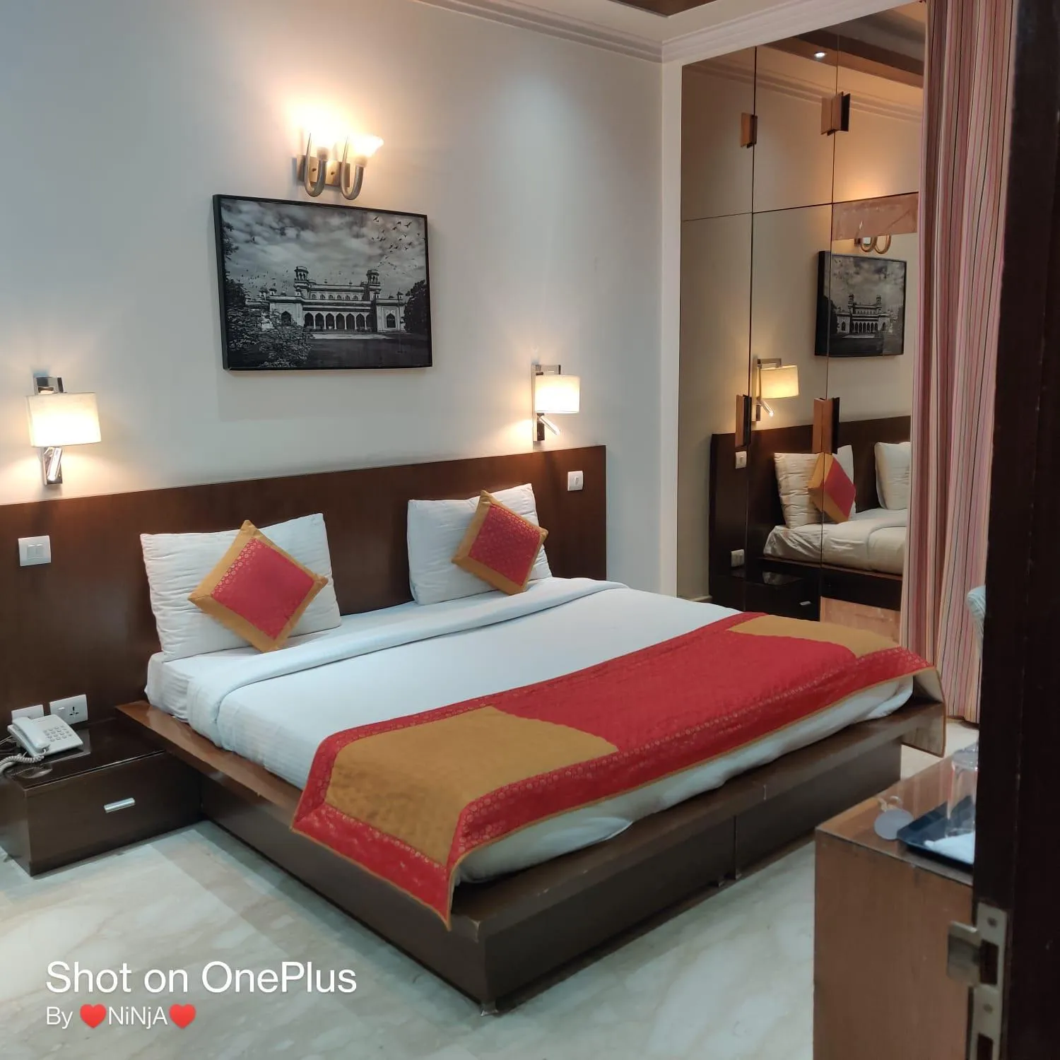 Bed in Evergreen Suites