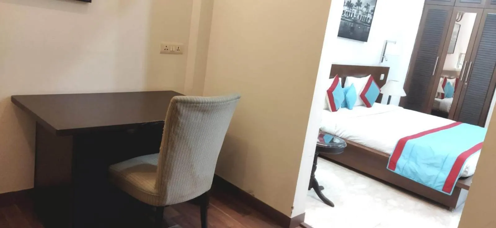 Bed in Evergreen Suites