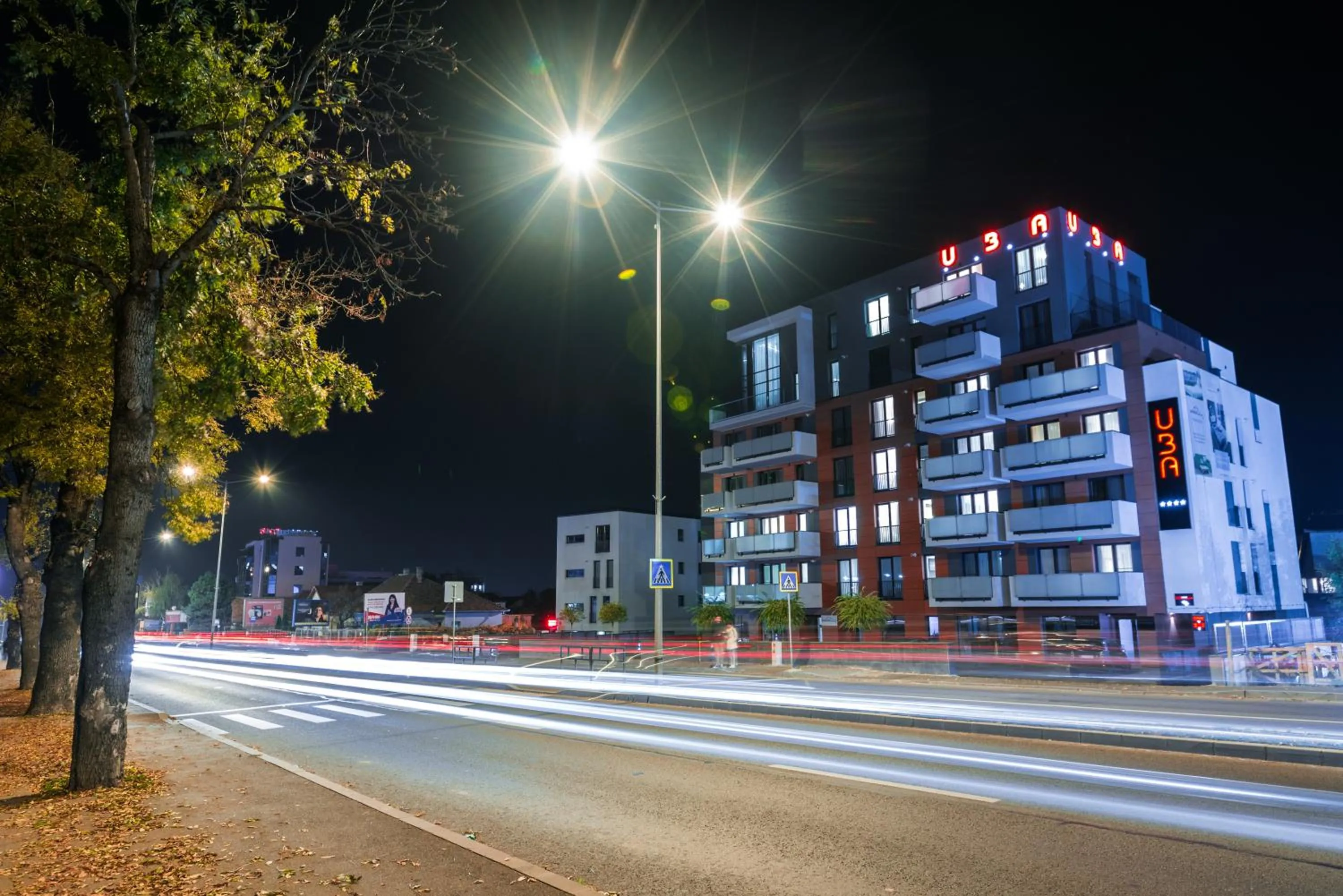 Facade/entrance in UBA Accommodation Aparthotel