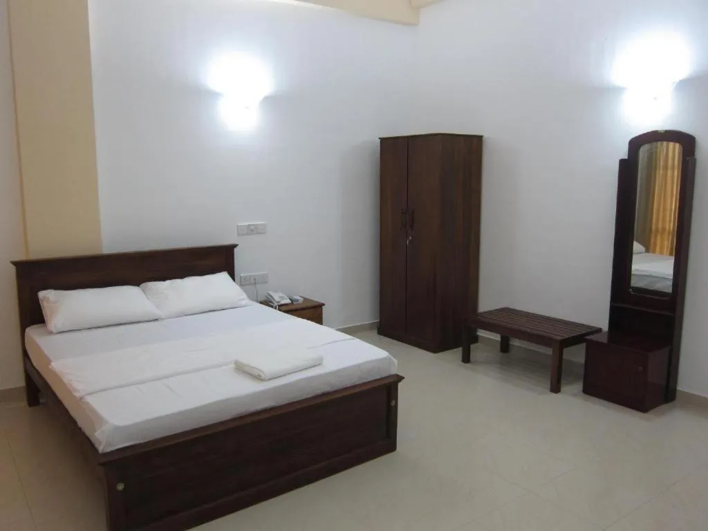 Bed in Hotel Oviya
