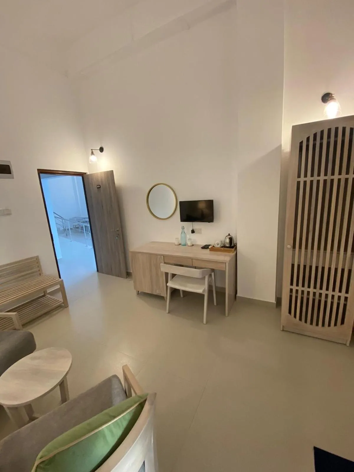 Seating area in Hotel Oviya