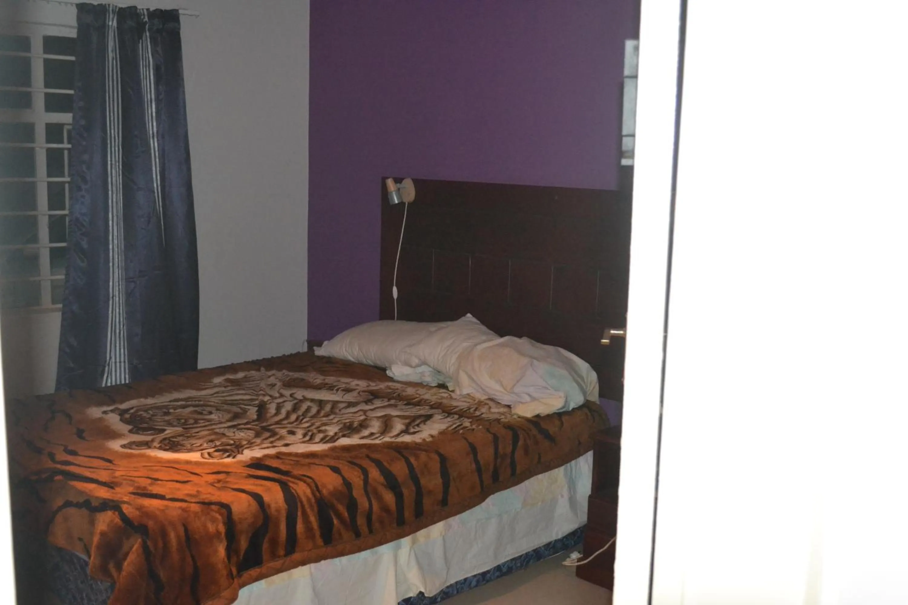 Bed in Honeybed Lodge