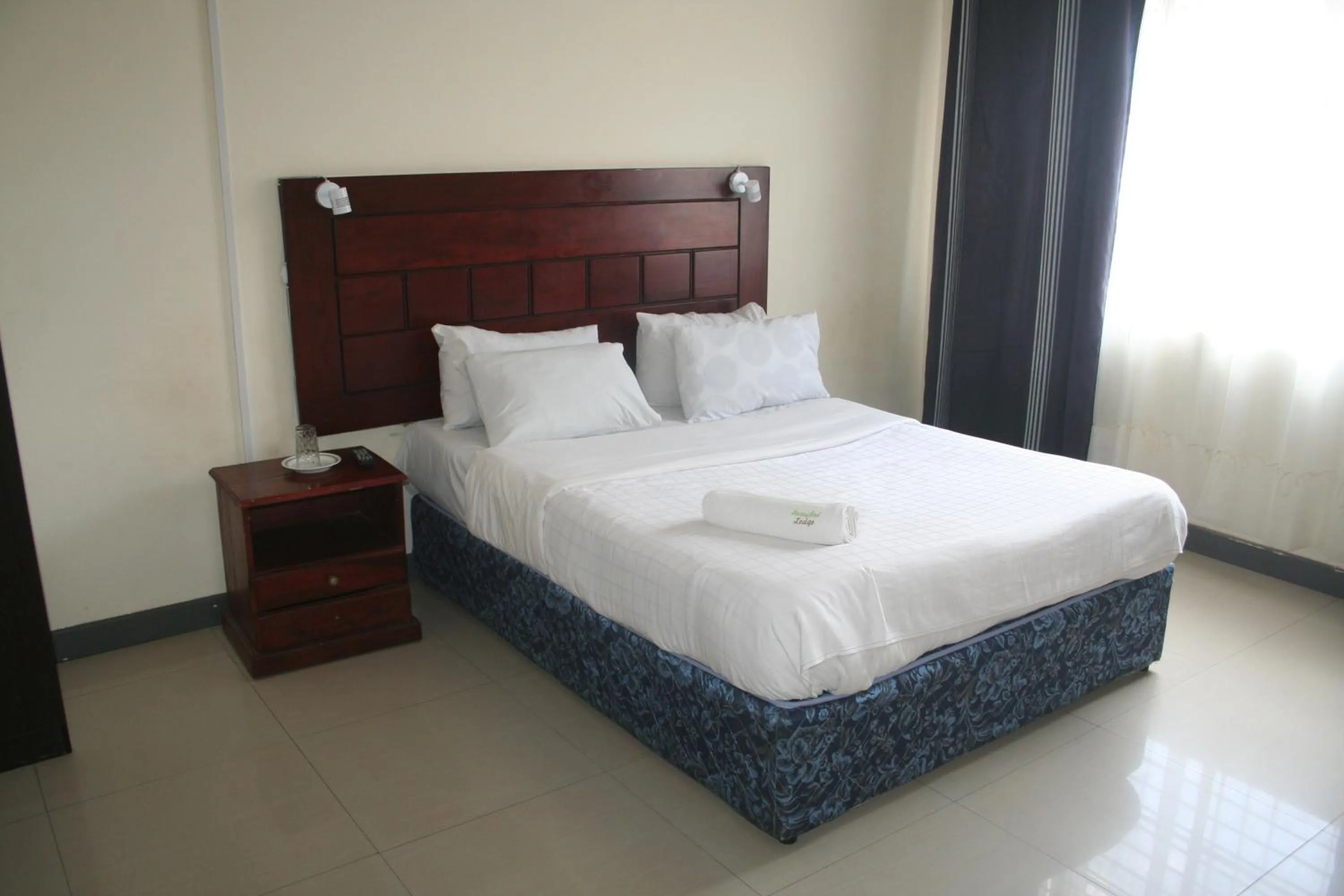 Bed in Honeybed Lodge