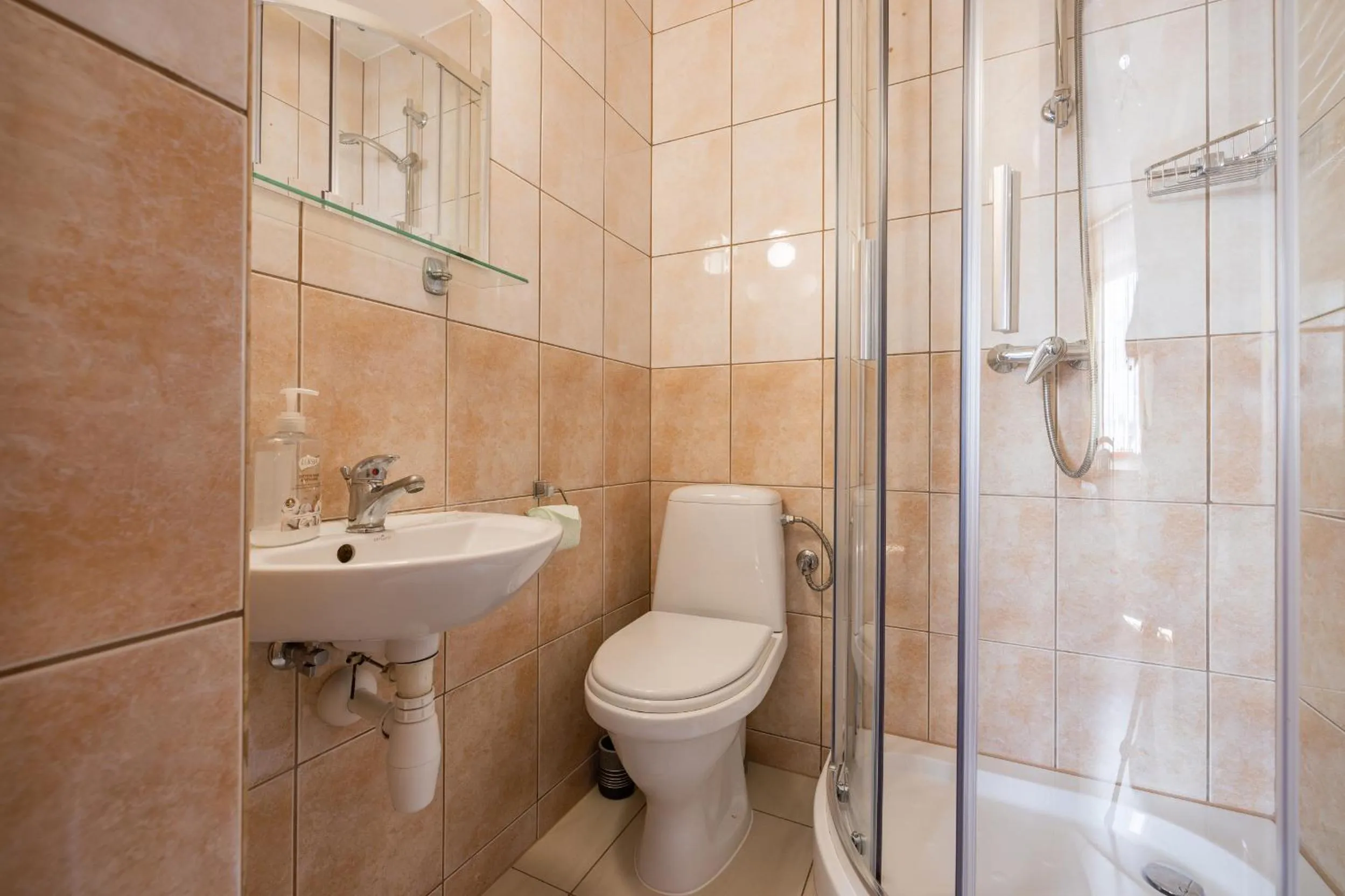 Shower in Pokoje u Borzana