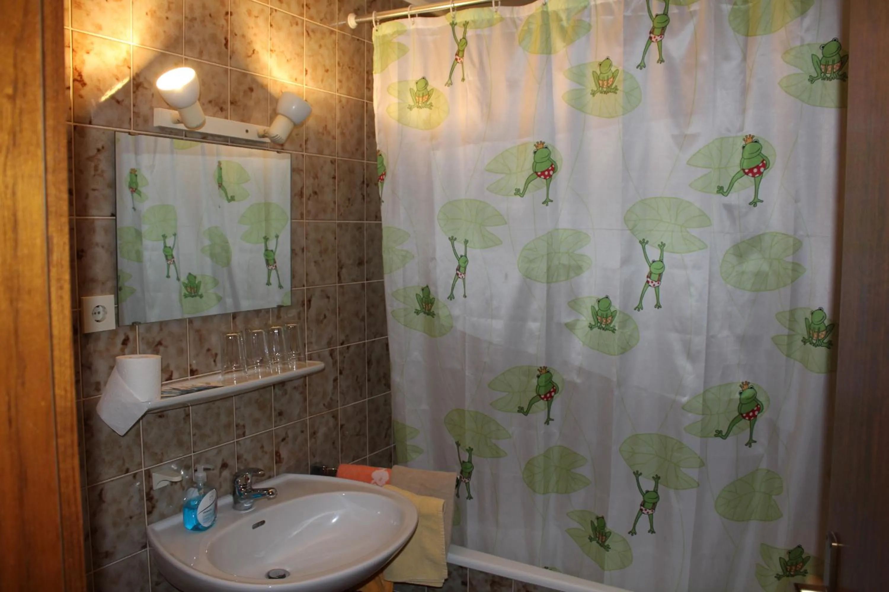 Shower in Gasthaus Mösle