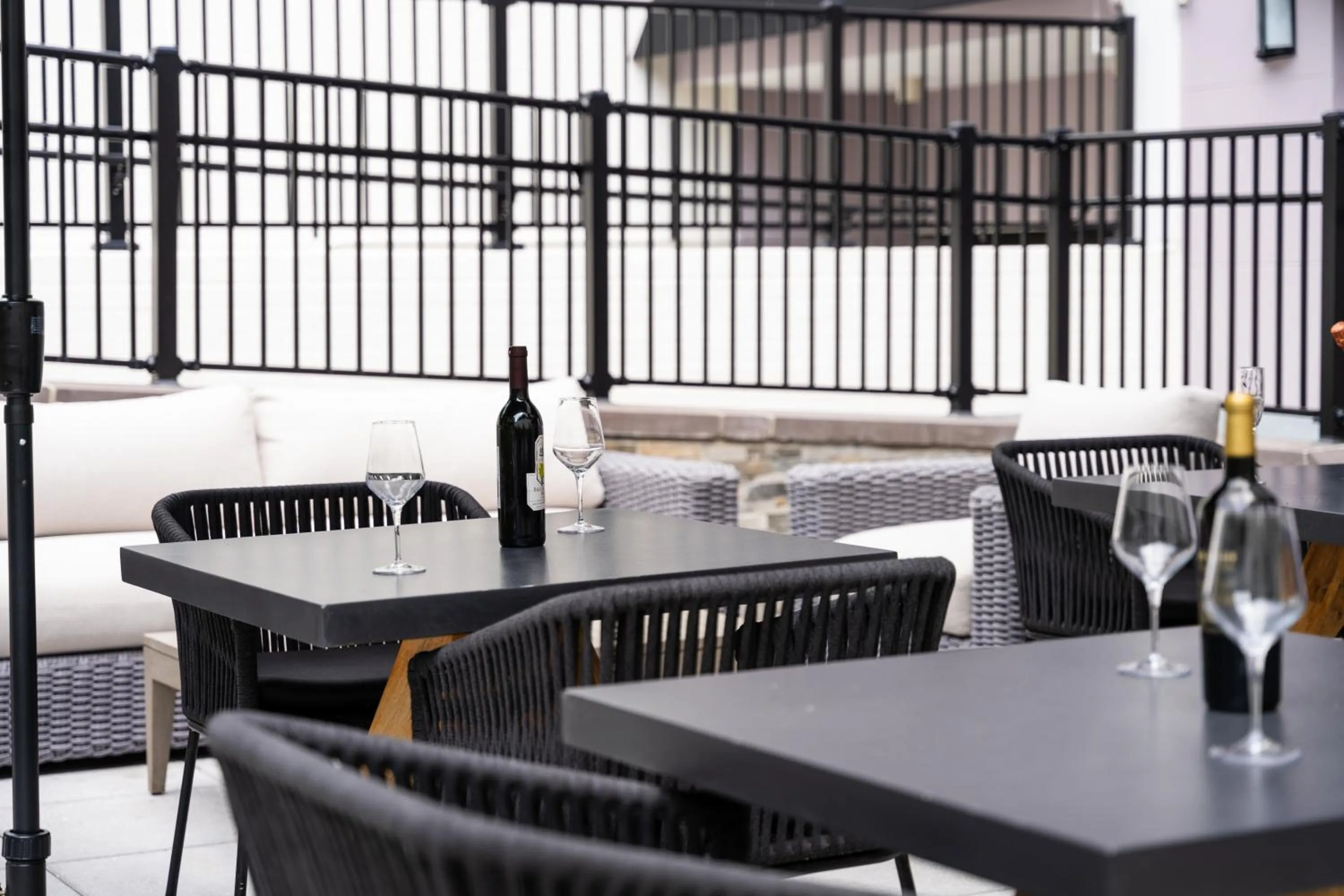 Patio in The Normandy Hotel