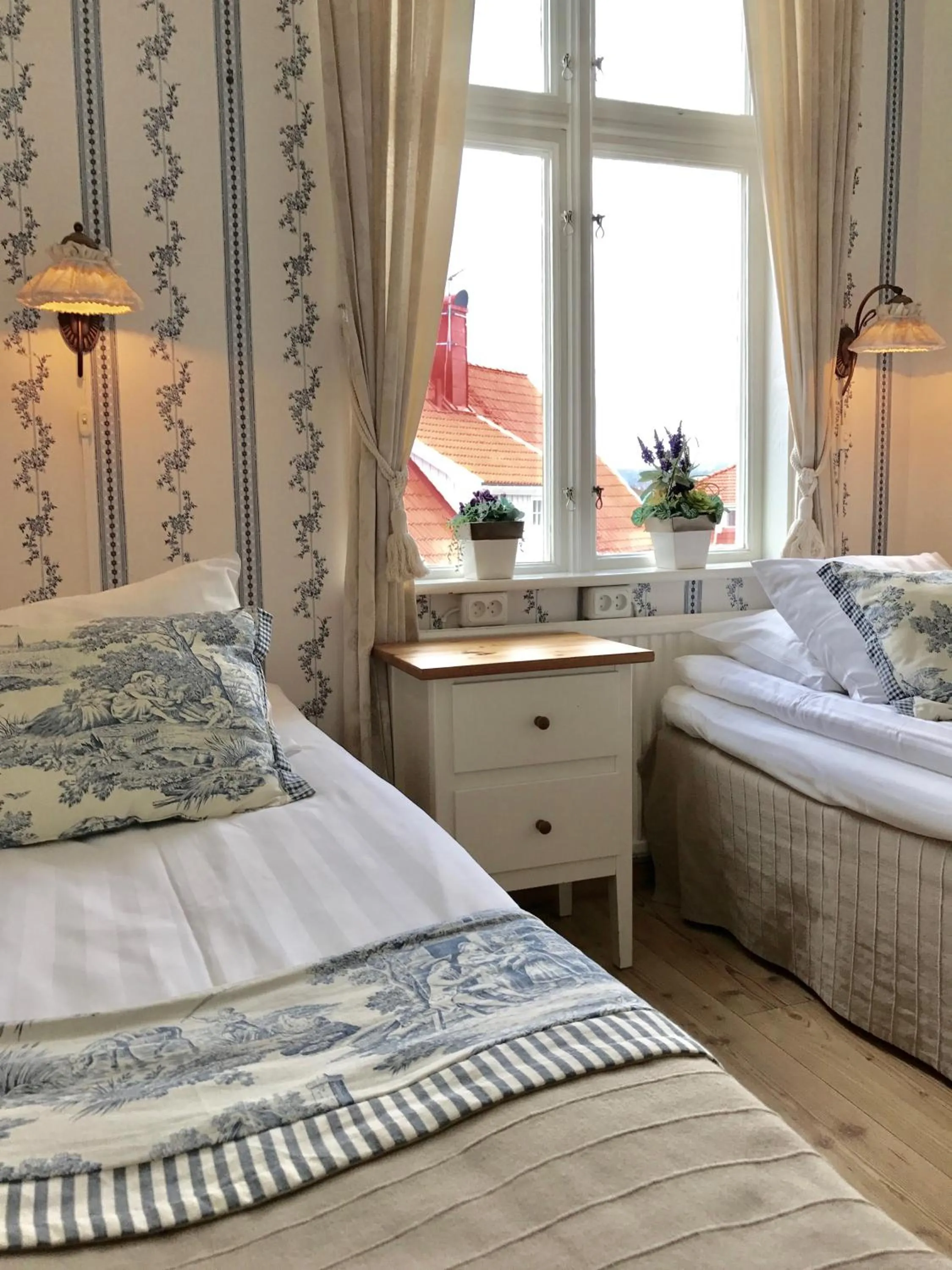 Bed in Hotell Viking