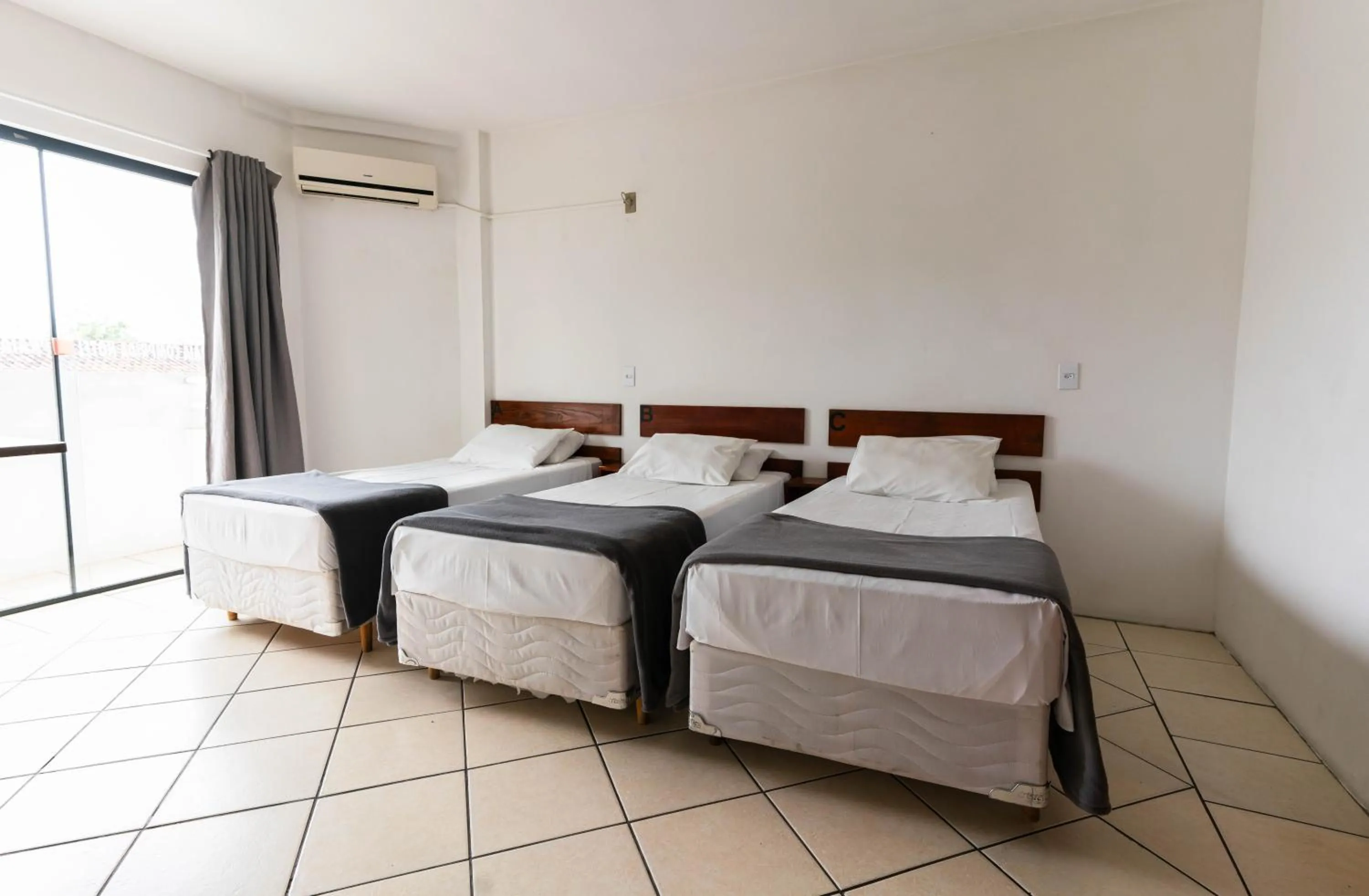 Bed in Praia Comprida Hotel