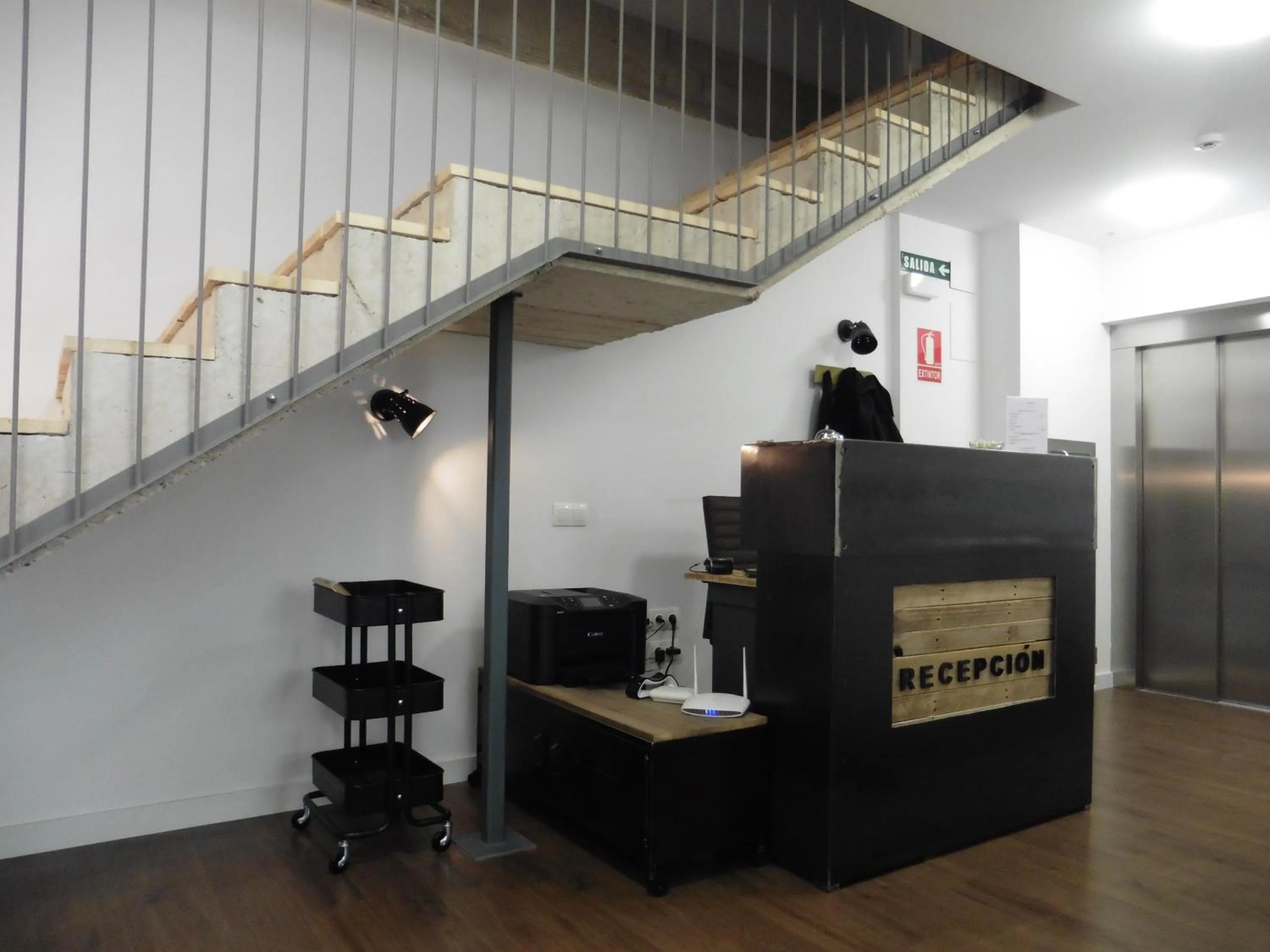 Lobby or reception in Agora Hostel