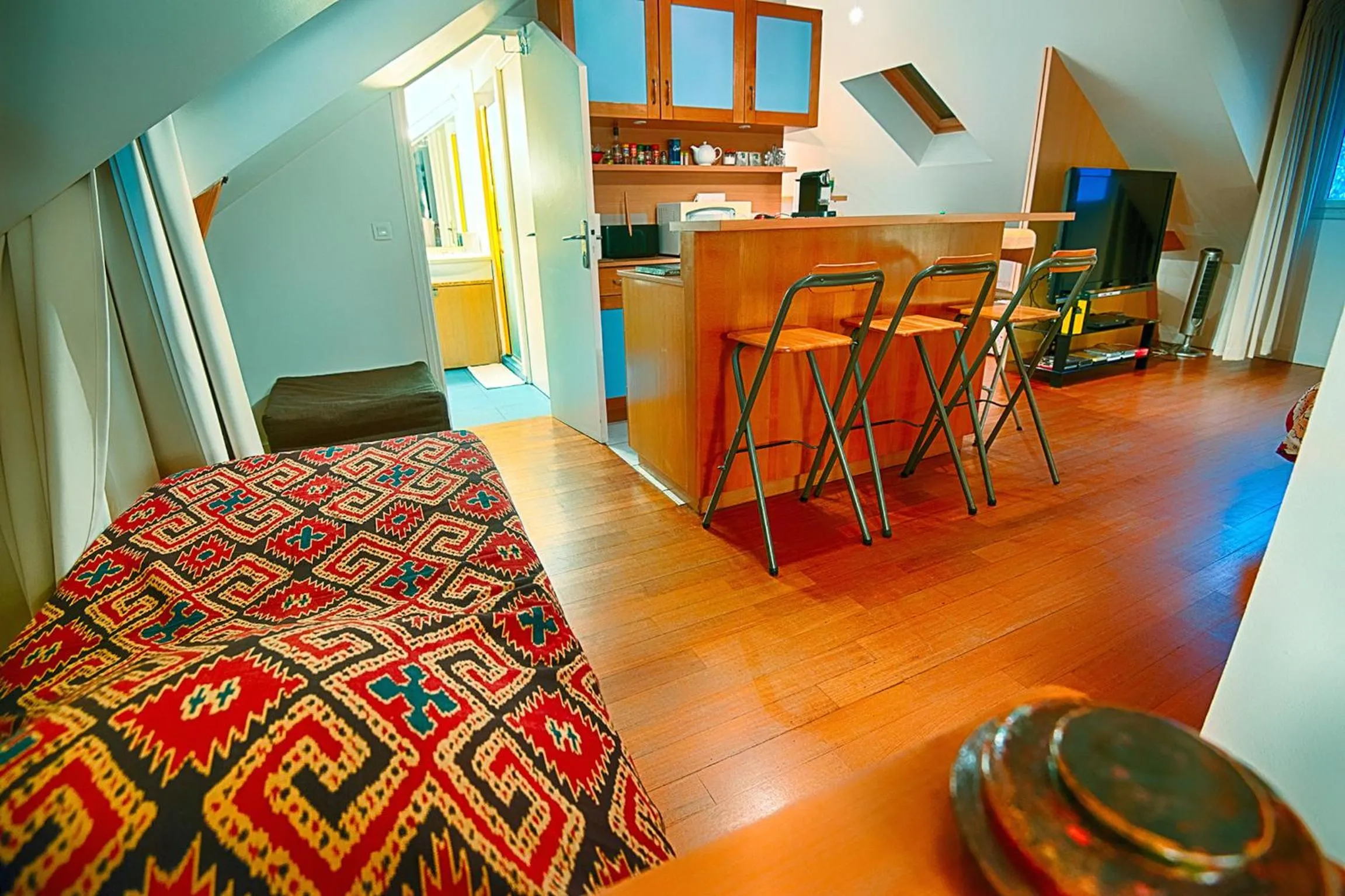 Shower in Paris-Oasis Montmartre