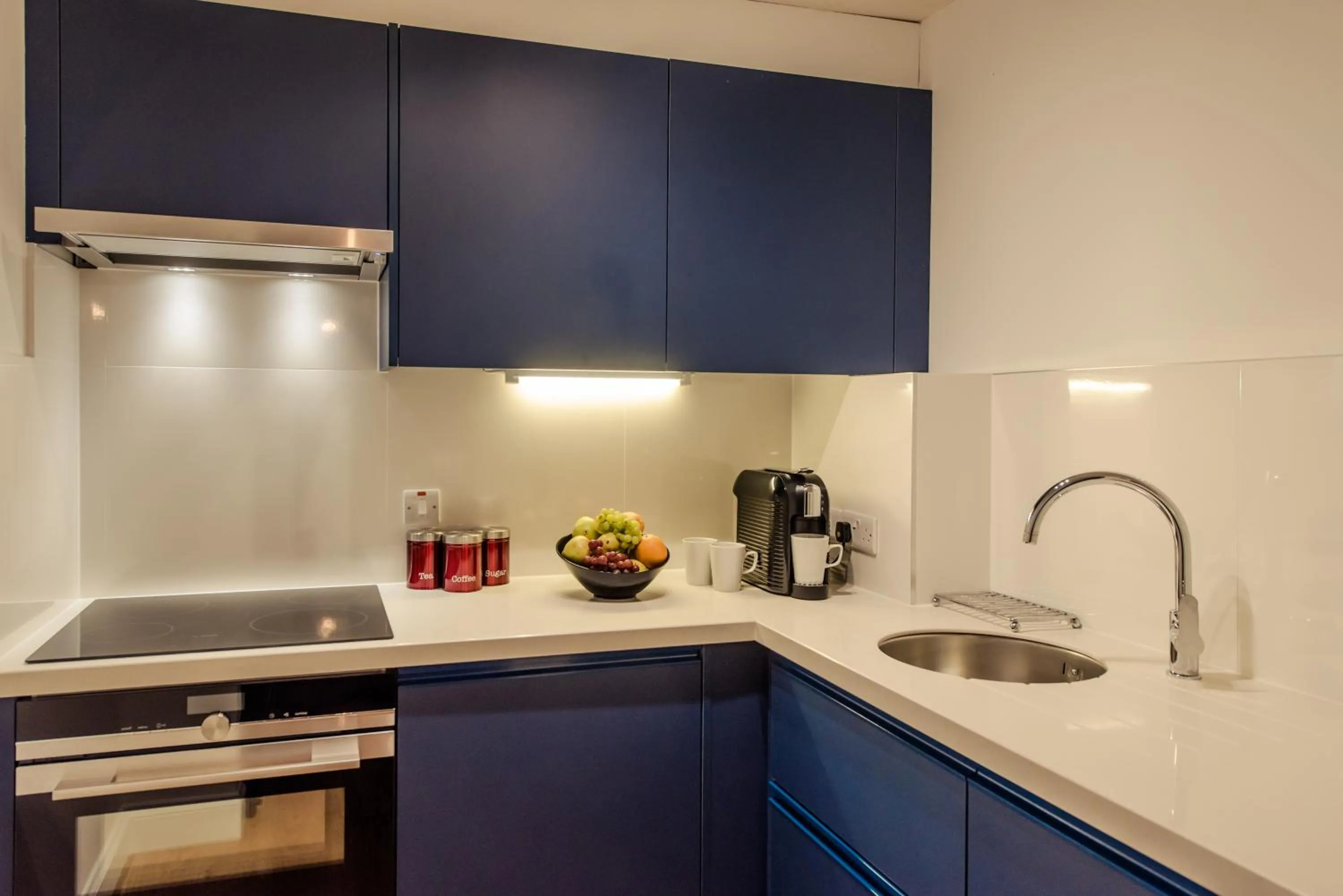 Kitchen or kitchenette in Hotel Isaacs Cork City