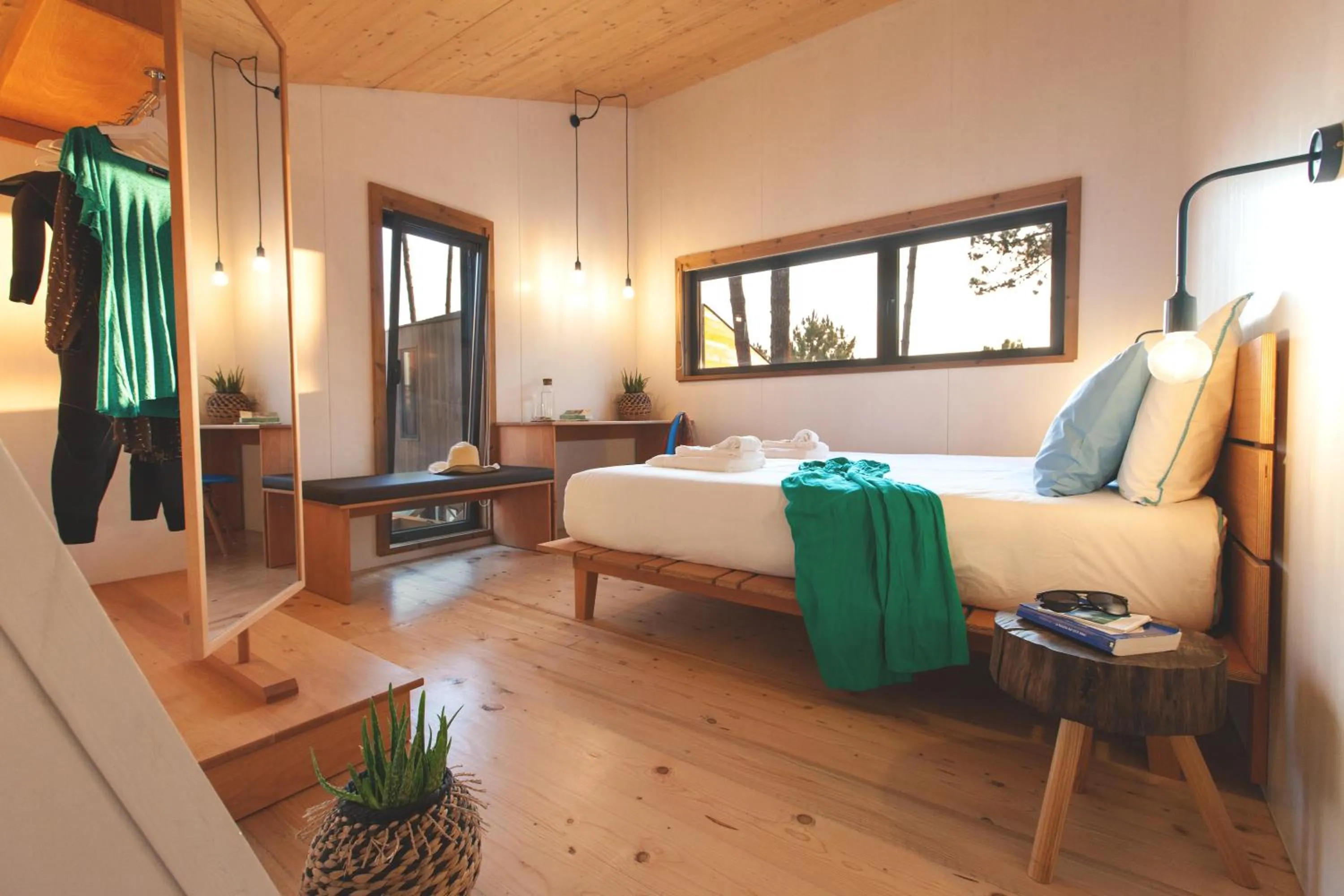 Bed in Bukubaki Eco Surf