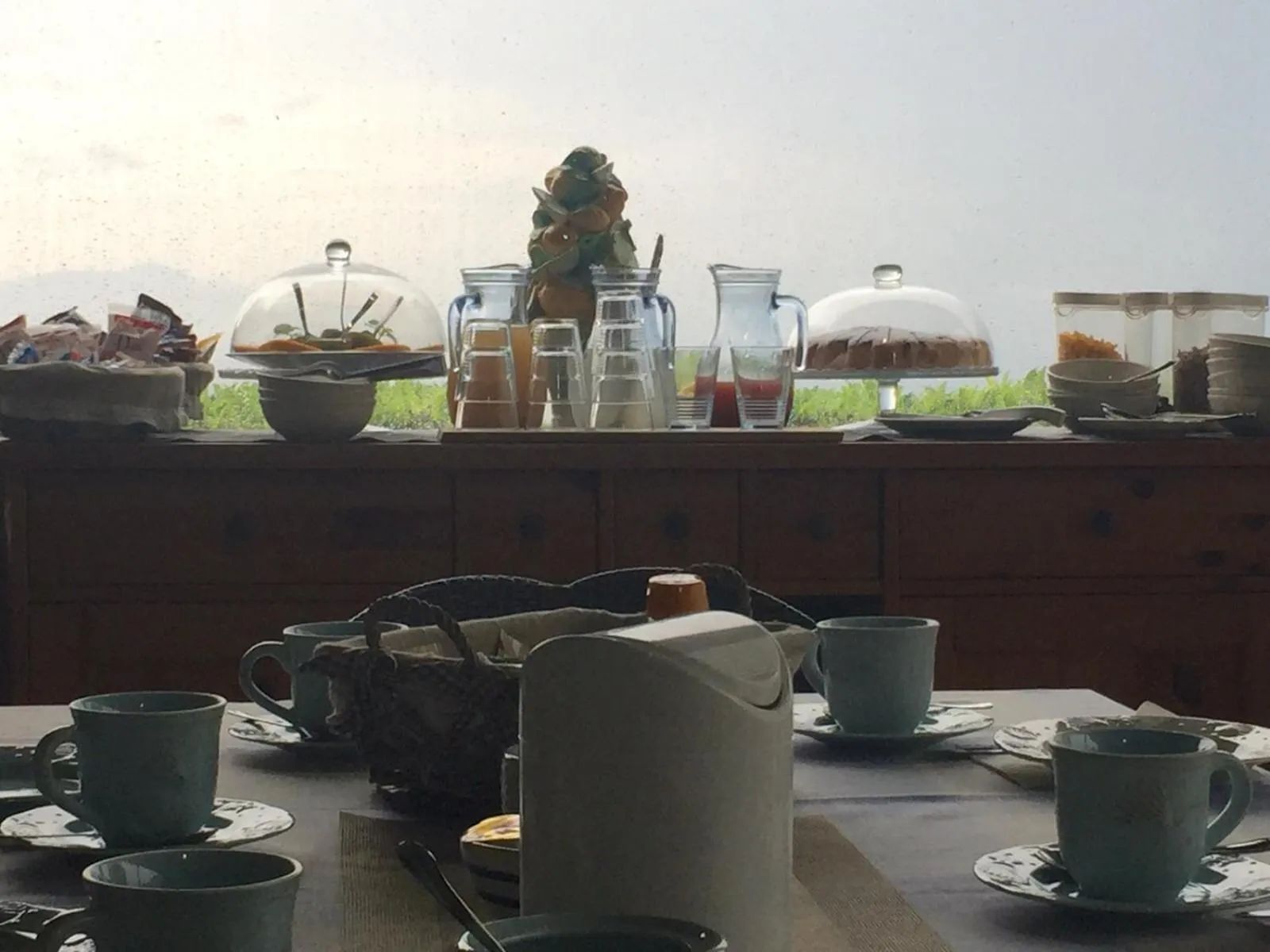 Continental breakfast in B&B Il Tramonto