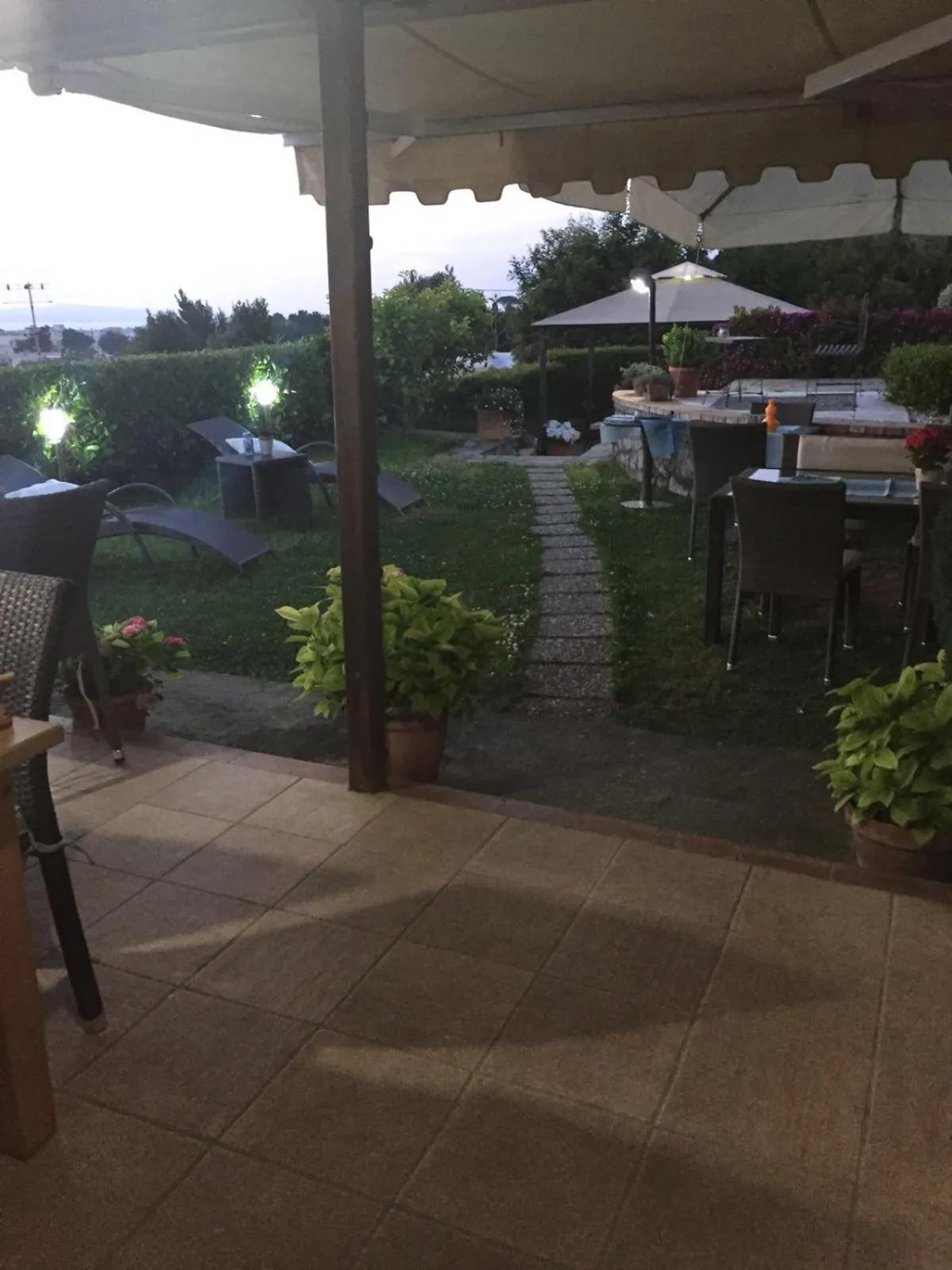 Garden in B&B Il Tramonto