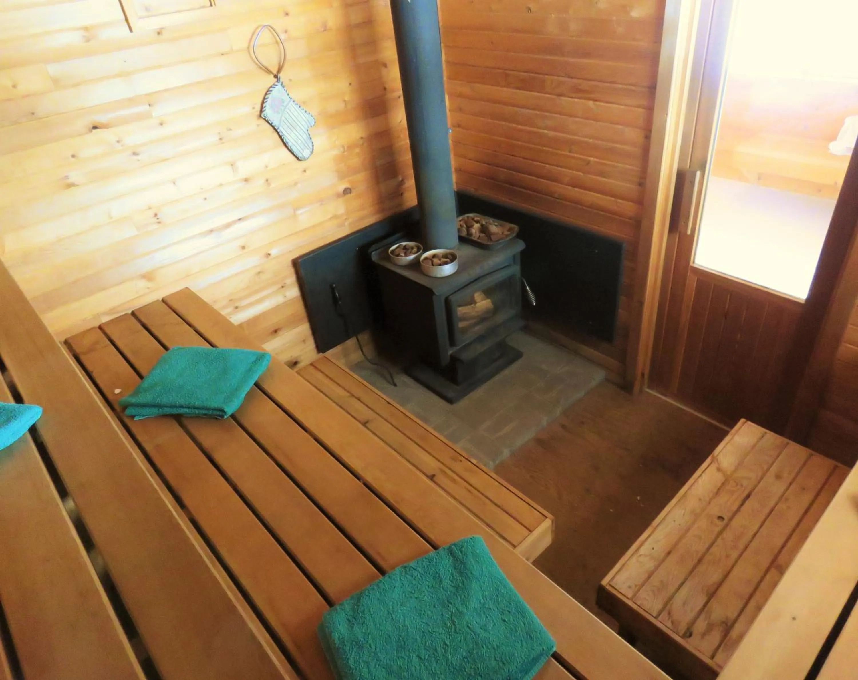 Sauna in Rocky Ridge Resort-BC